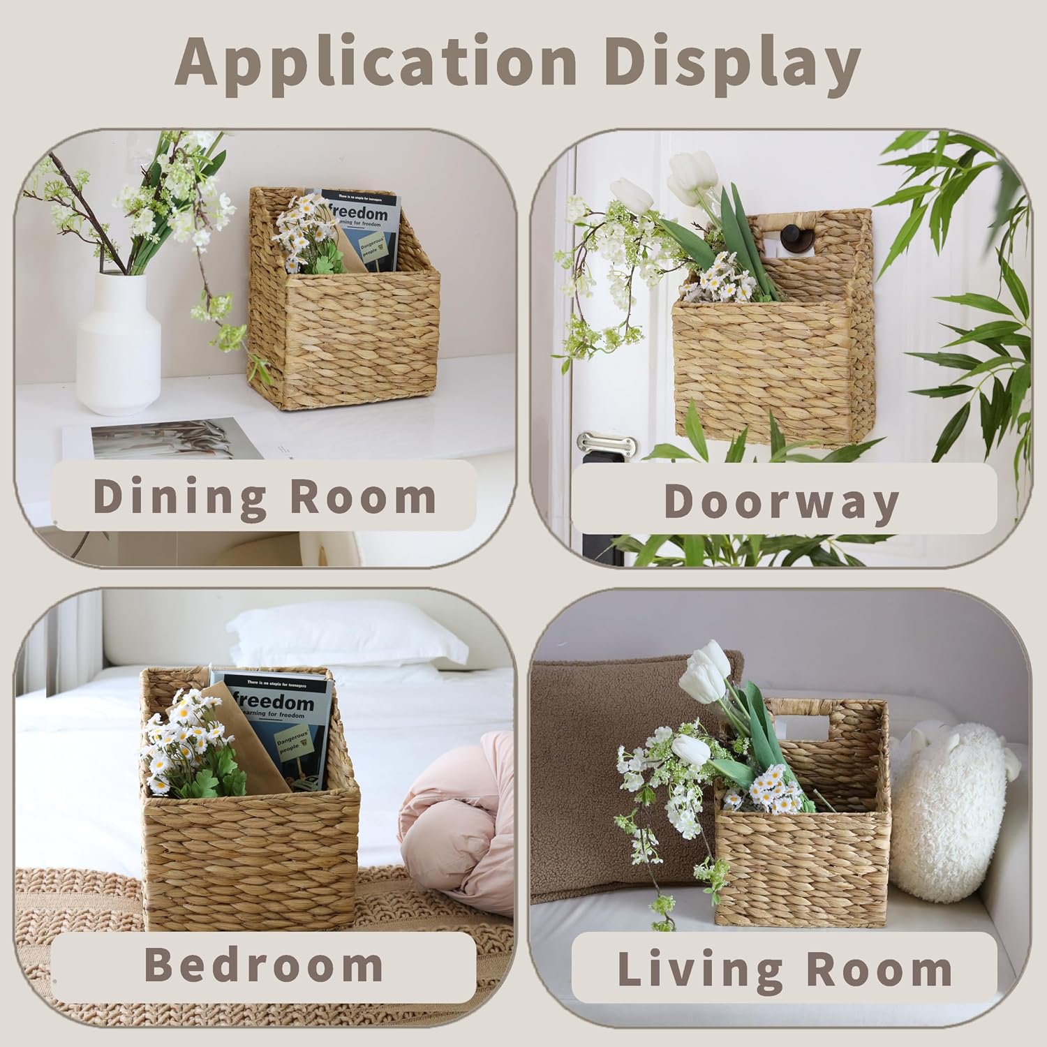 Woven Hanging Basket / Water Hyacinth