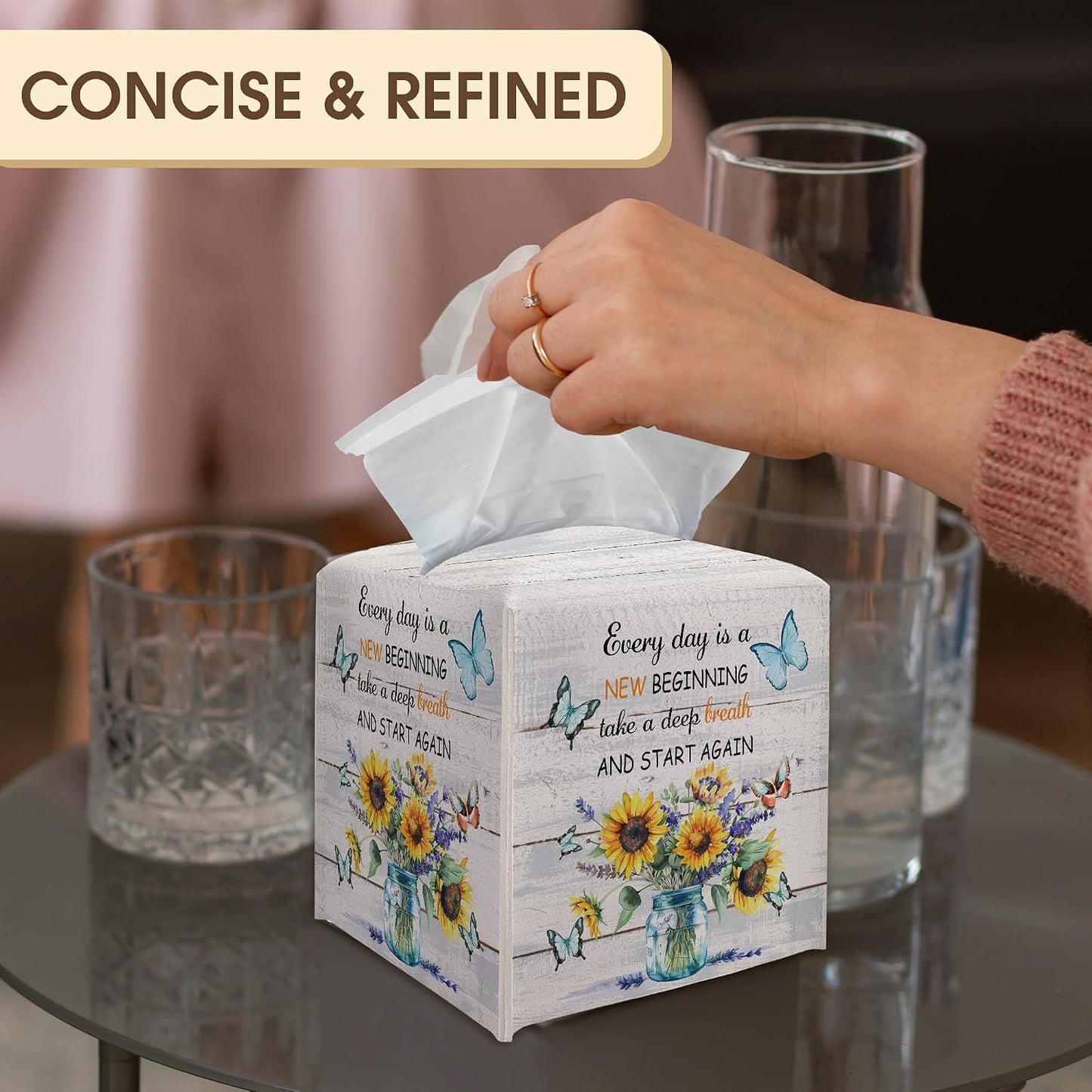 Tissue Box Cover Holder / Style-6