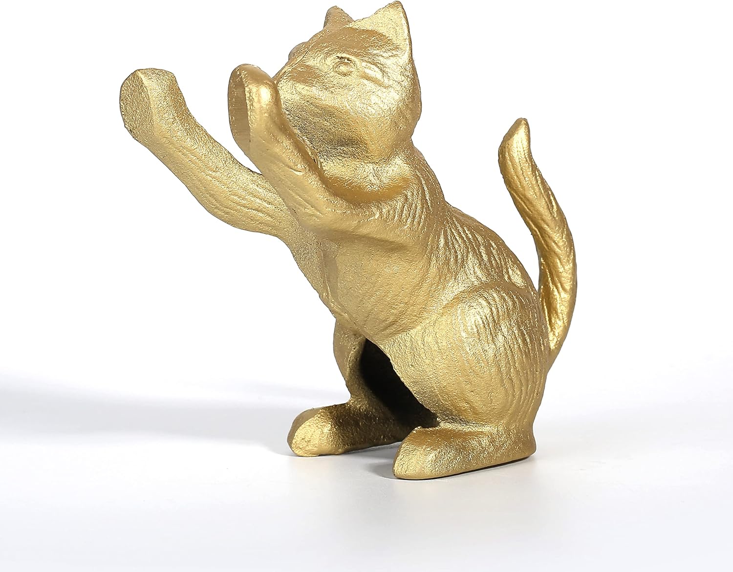 Lucky Cat Decorative Bookend / Gold