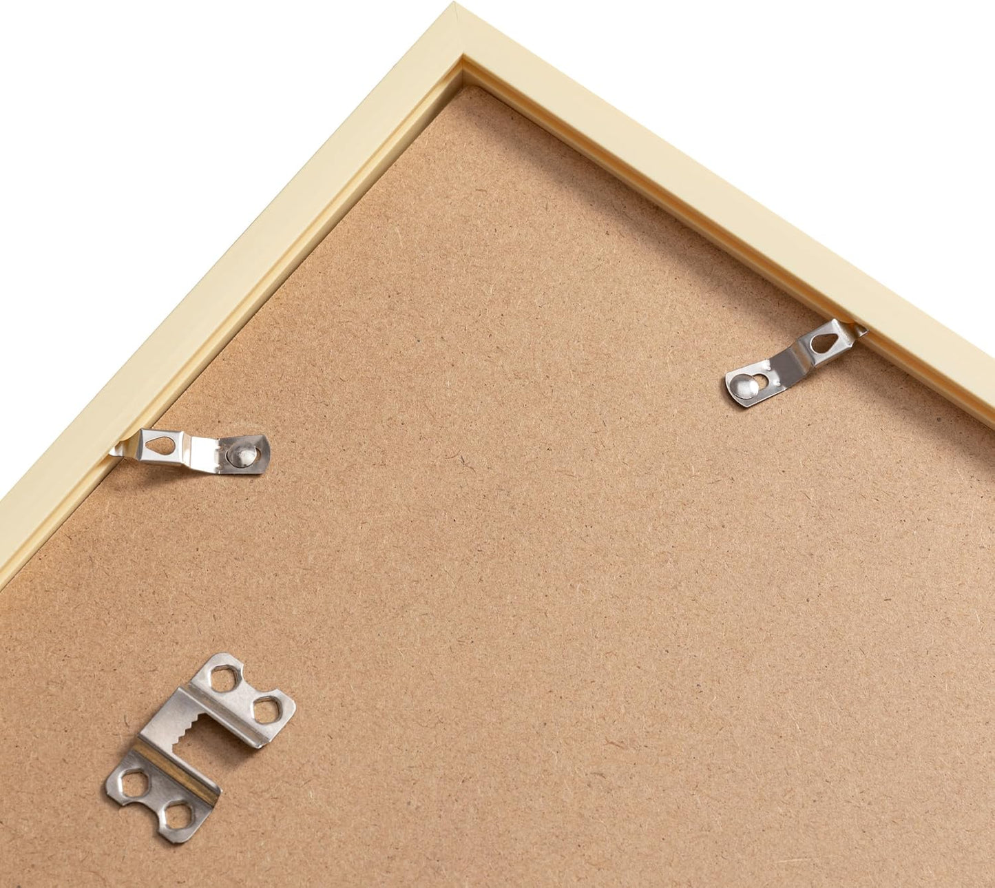eletecpro Vinyl Record Frame, 12.5 x 12.5 in, Wood Beige, 4 Pack | Fits 12x12 LP and Album Cover, Easy Wall Mount