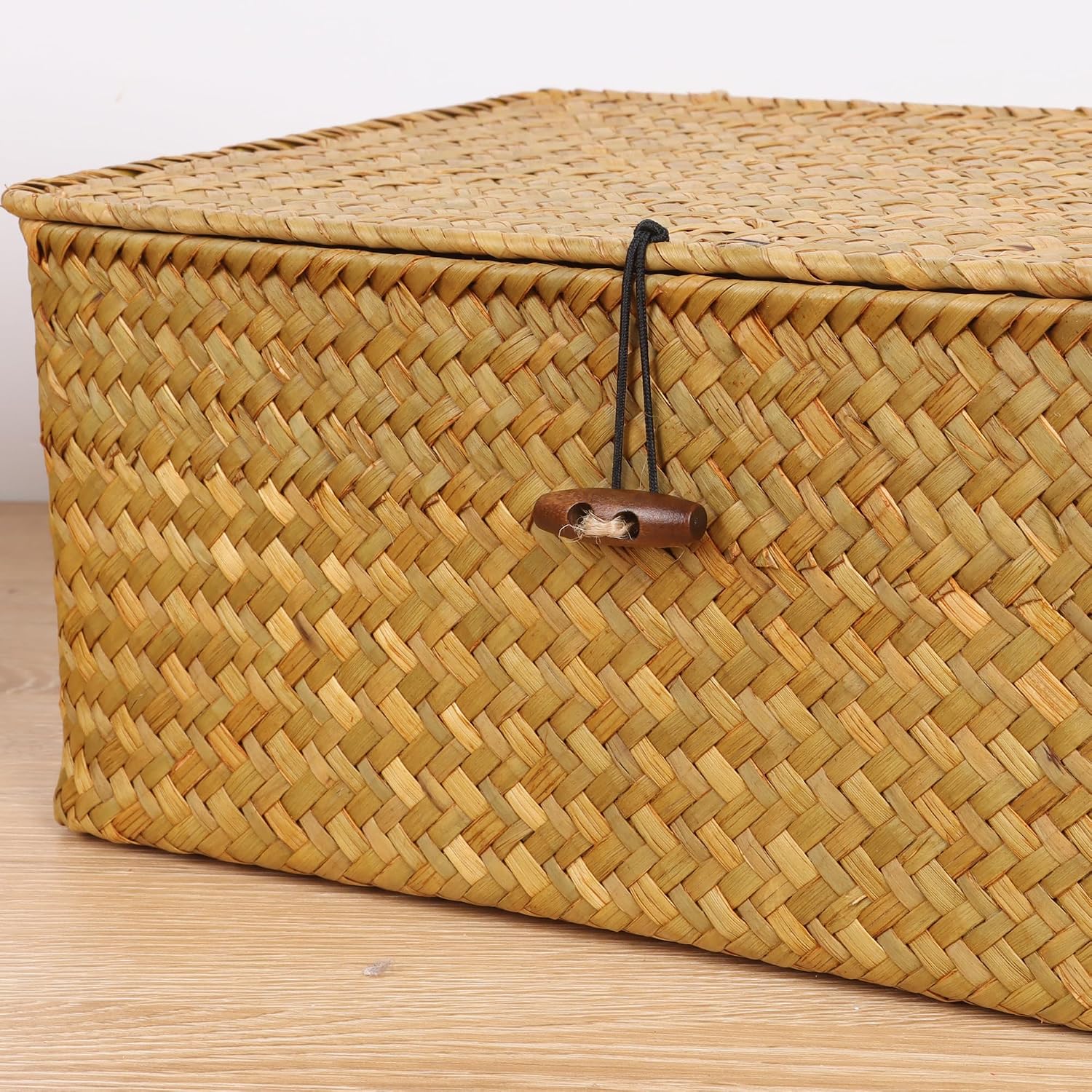 FEIALNDUO Wicker Shelf Baskets / Small / Natural
