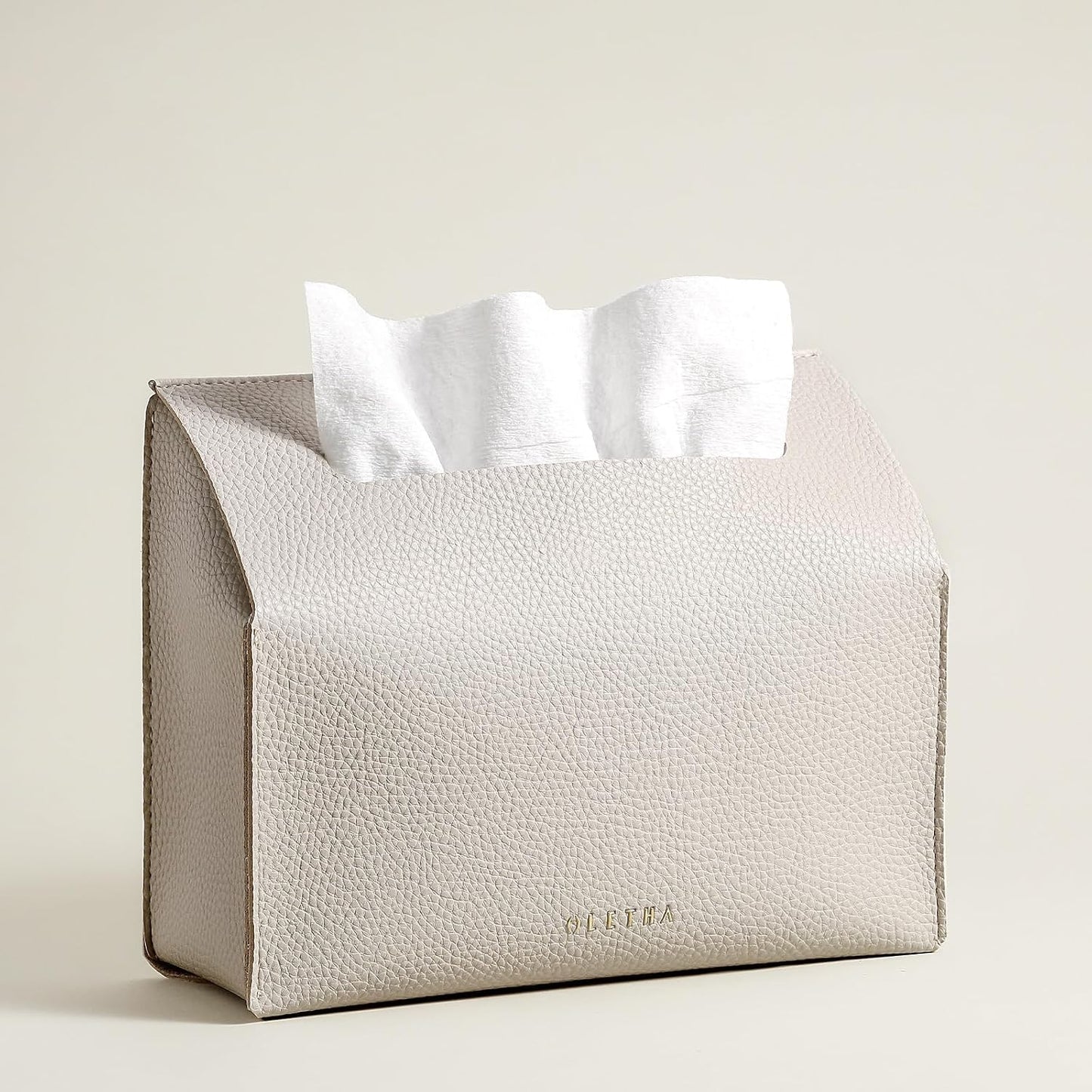 Hand Towel Box Cover Compatible / Light Taupe