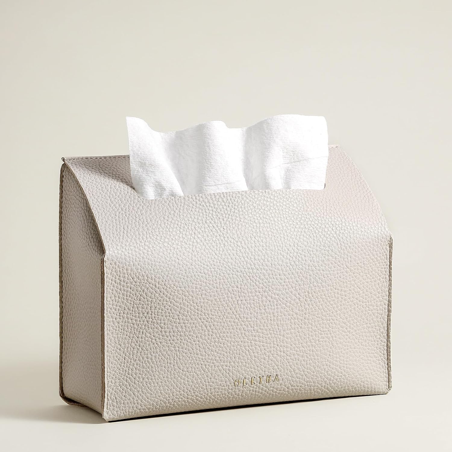 Hand Towel Box Cover Compatible / Light Taupe