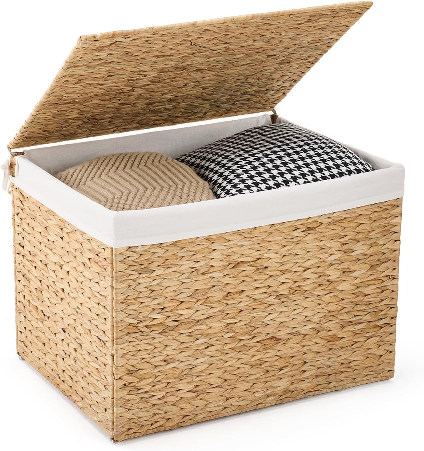 46.2 Gallon Wicker Shelf Basket / Natural / 27.6"L x 19.7"W x 19.7"H