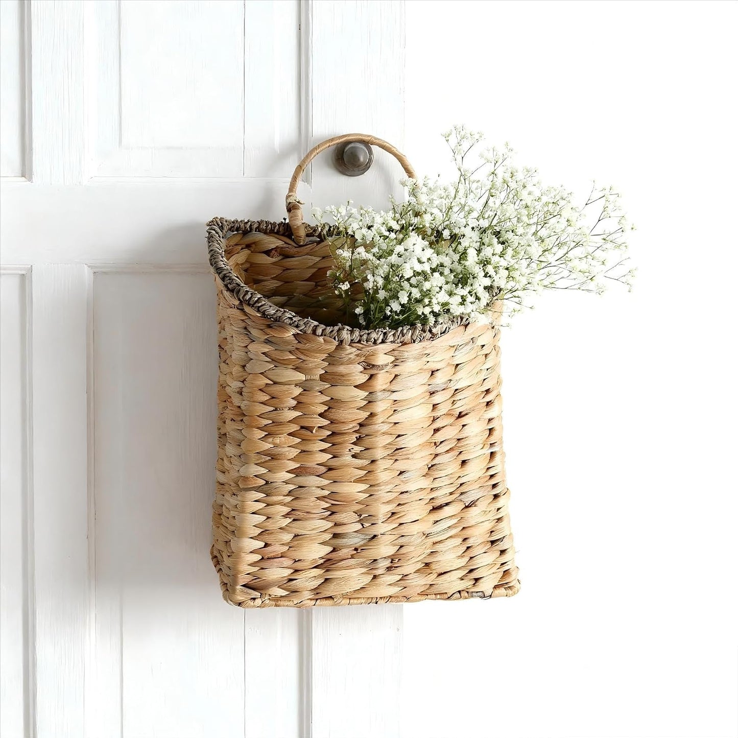 Woven Hanging Wall Basket / Natural