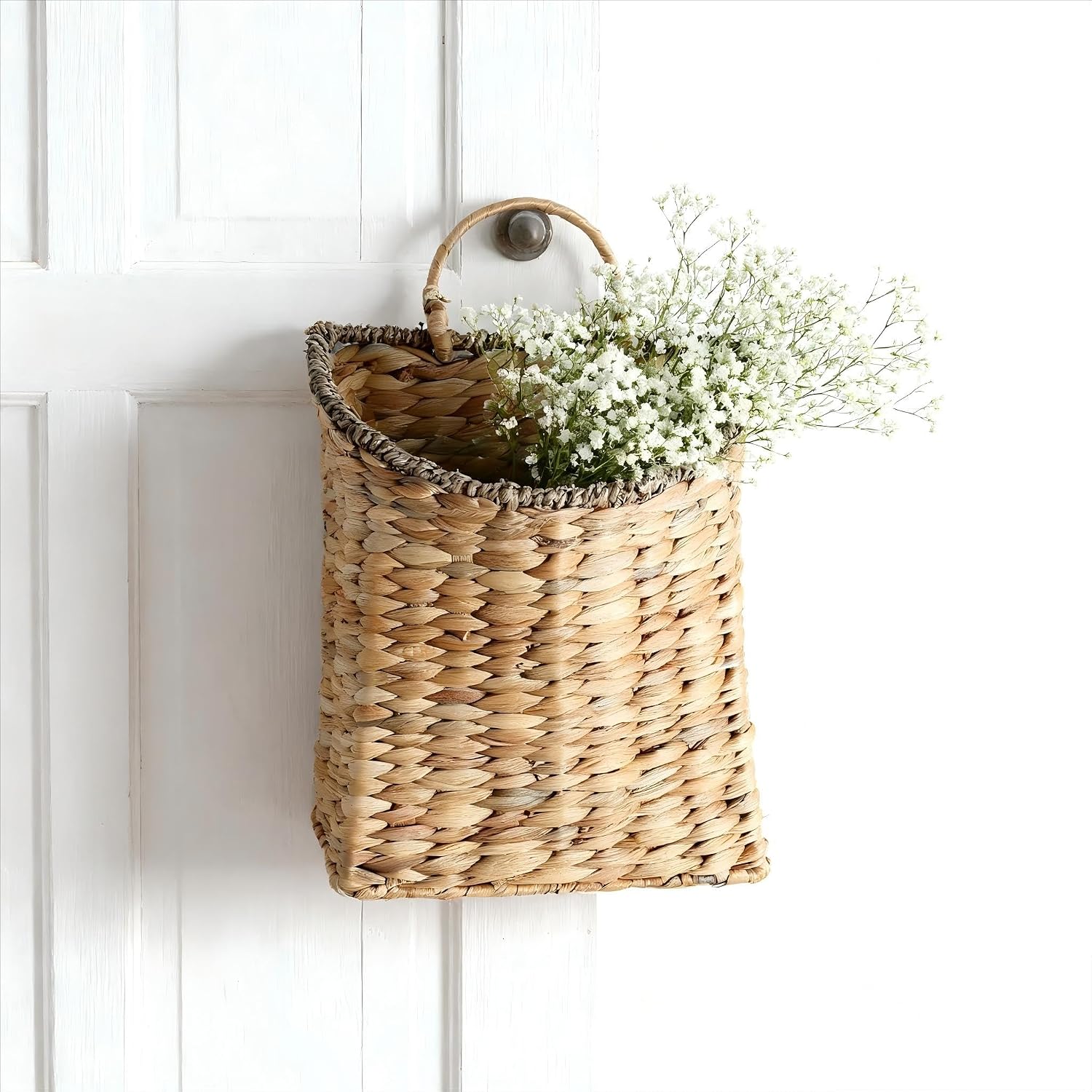 Woven Hanging Wall Basket / Natural