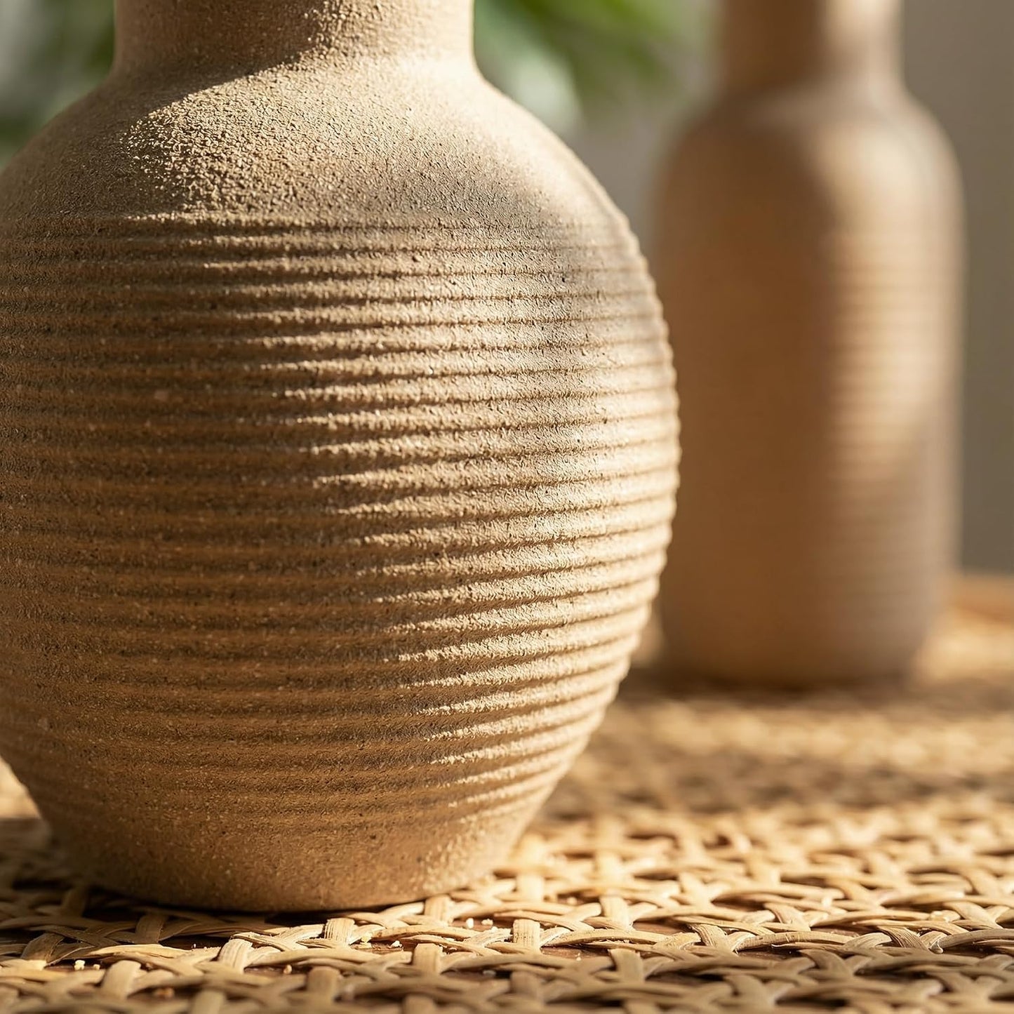 Rustic Farmhouse Vase / Retro / Set of 3