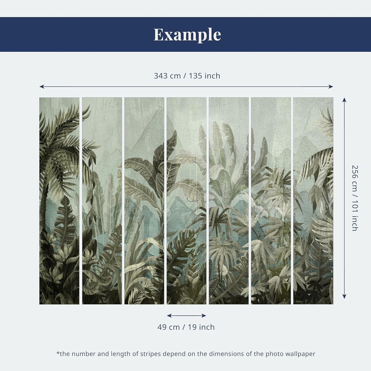 XXL Peel and Stick Self-Adhesive Wallpaper Removable Large / 96"wx76"h Self-adhesive / #01 / 96 x 76