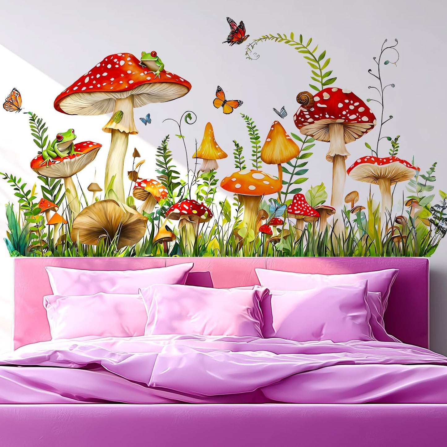 Mushroom Wall Decals Peel and Stick / Mushroom