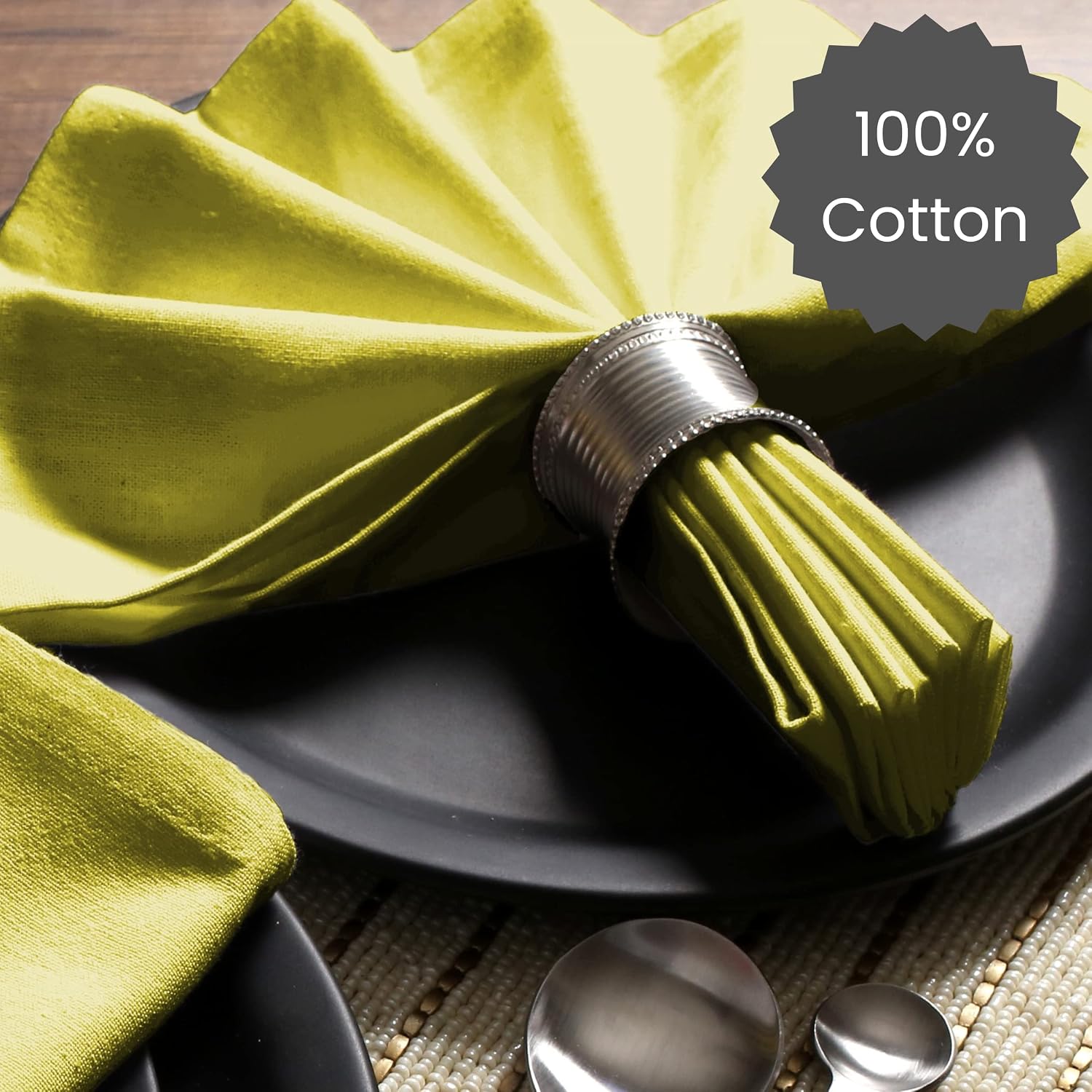 Cloth Dinner Napkins - Perfect Everyday Use Table Napkins - Soft Durable Washable - Ideal for Party Wedding Christmas