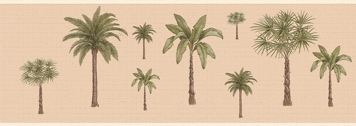 Wallpaper Border Peel and Stick DDAZBD9325 / Green / 15 ft