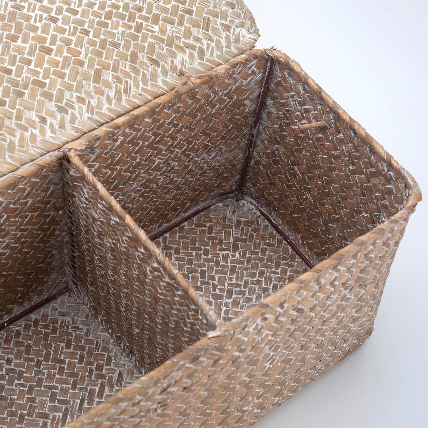 Seagrass Tank Basket / Whitewash