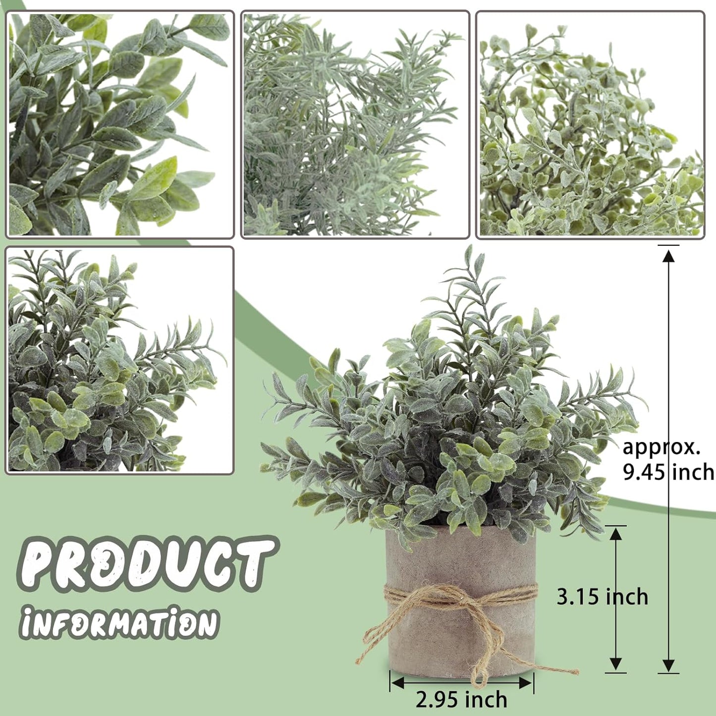 Artificial Plants Indoor / Nature / Set of 4