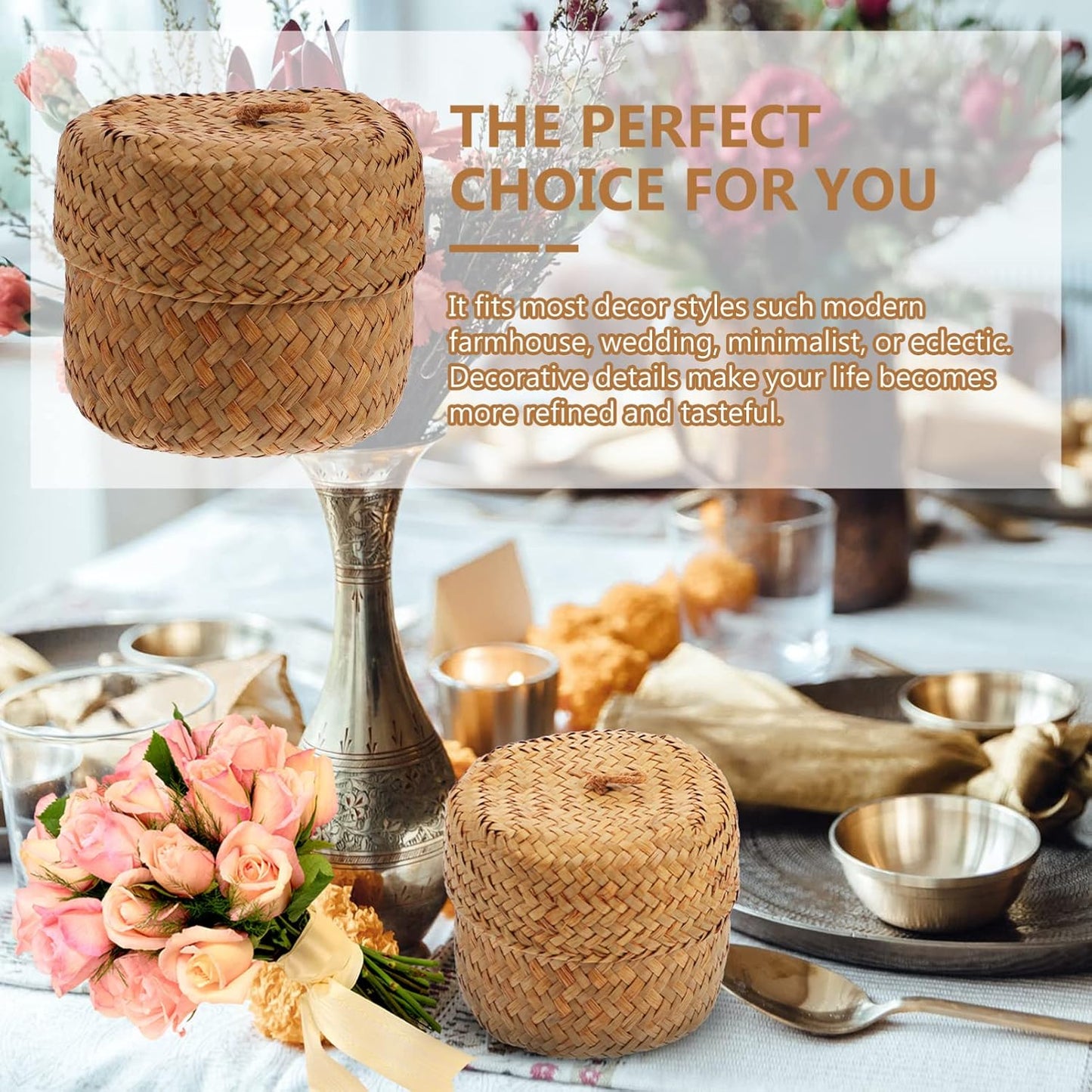 Mini Round Seagrass Basket