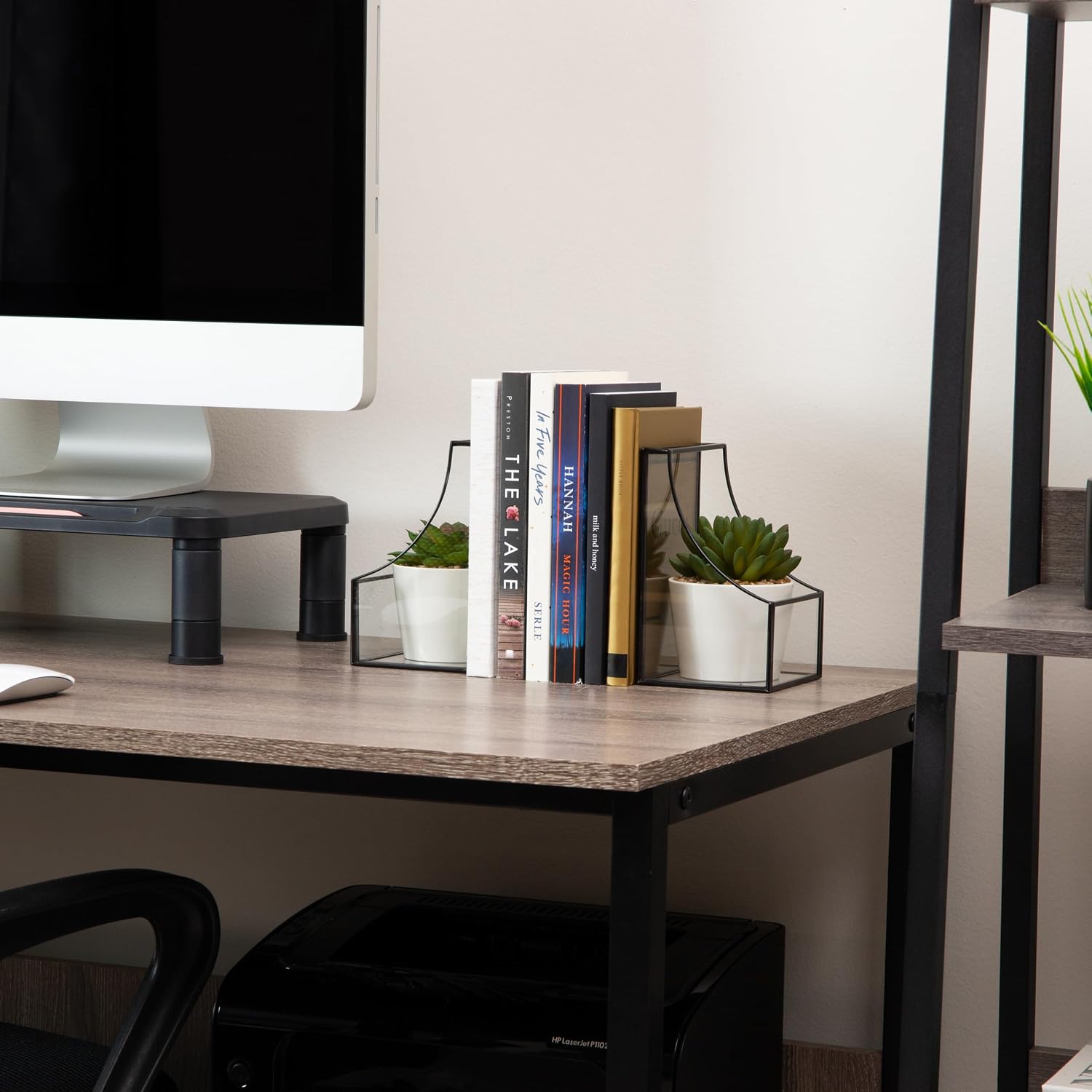 Modern Organizer for Desk or Shelf / Black