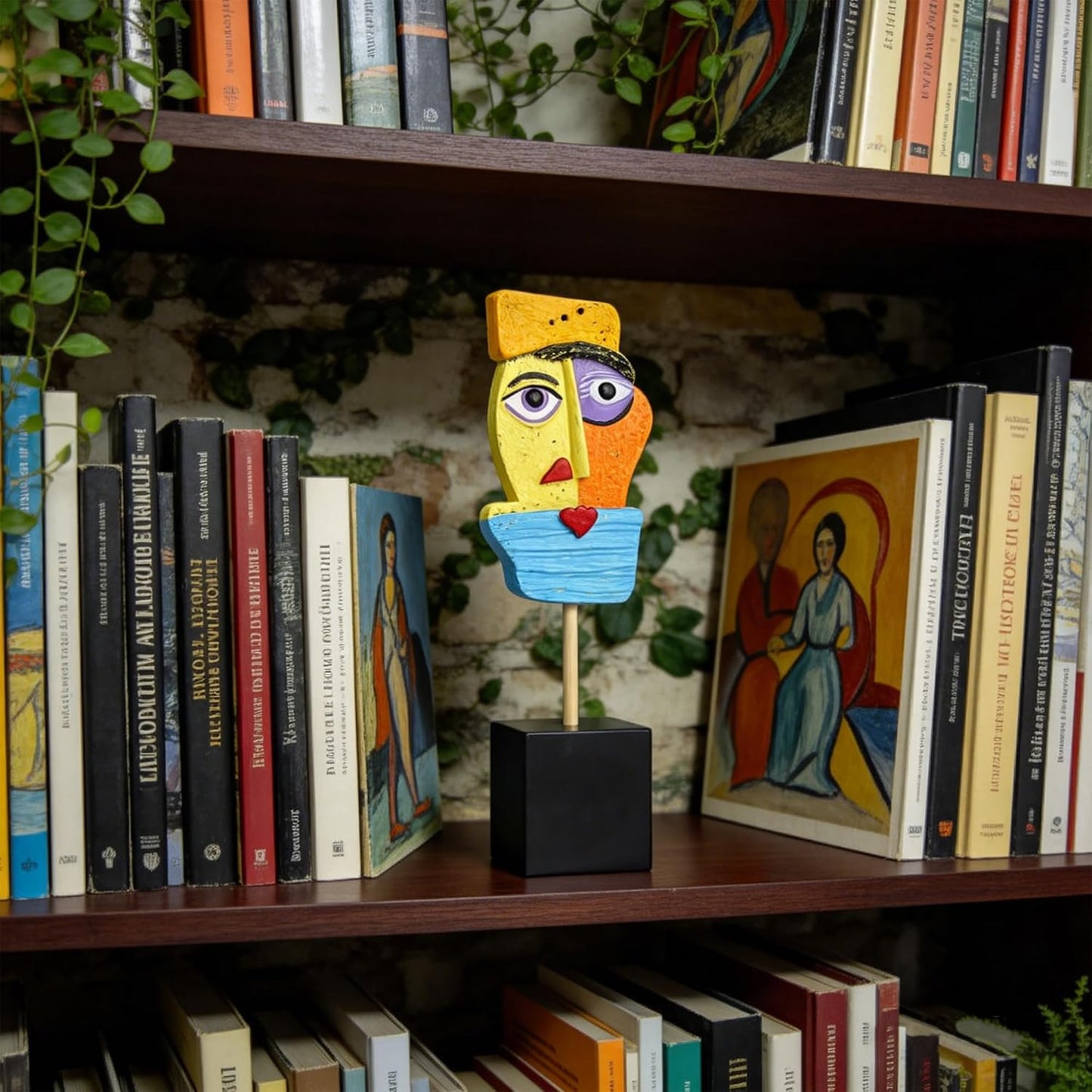 Handcrafted Statues Resin Abstract Sculpture / Yellow