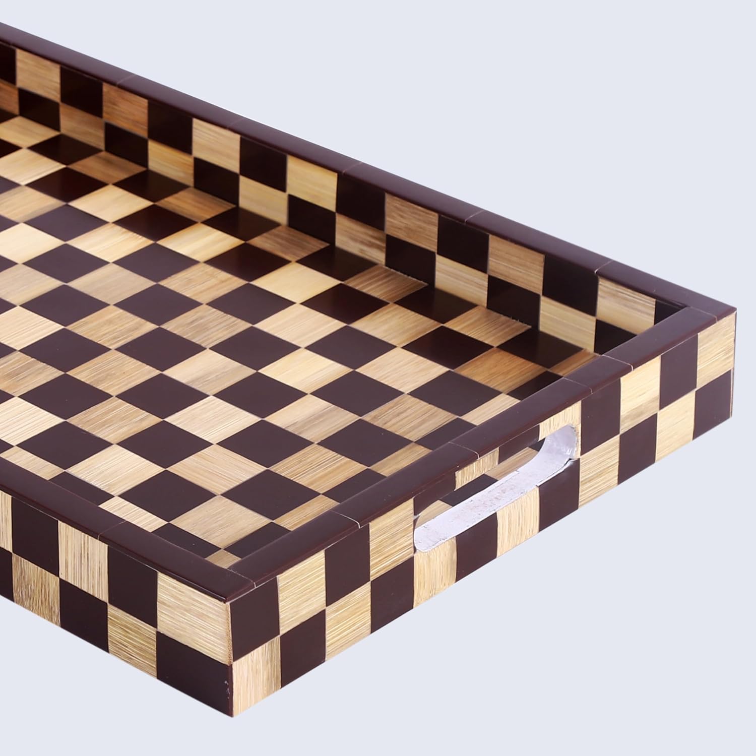 Checkered Decorative Tray / 11 x 17 / Bishop