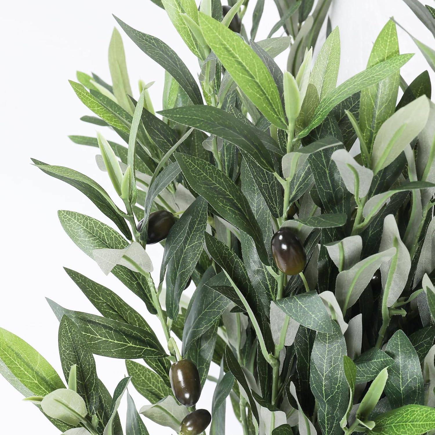Artificial Olive Branches / Black / 35.8 Inch / Set of 5