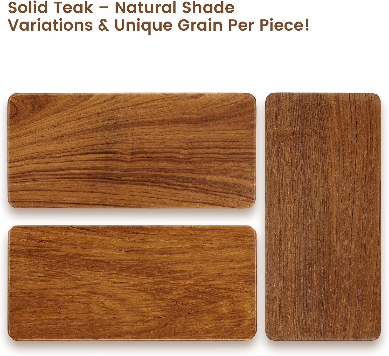Solid Teak Wood Riser Tray / M1 / 10.5 x 5