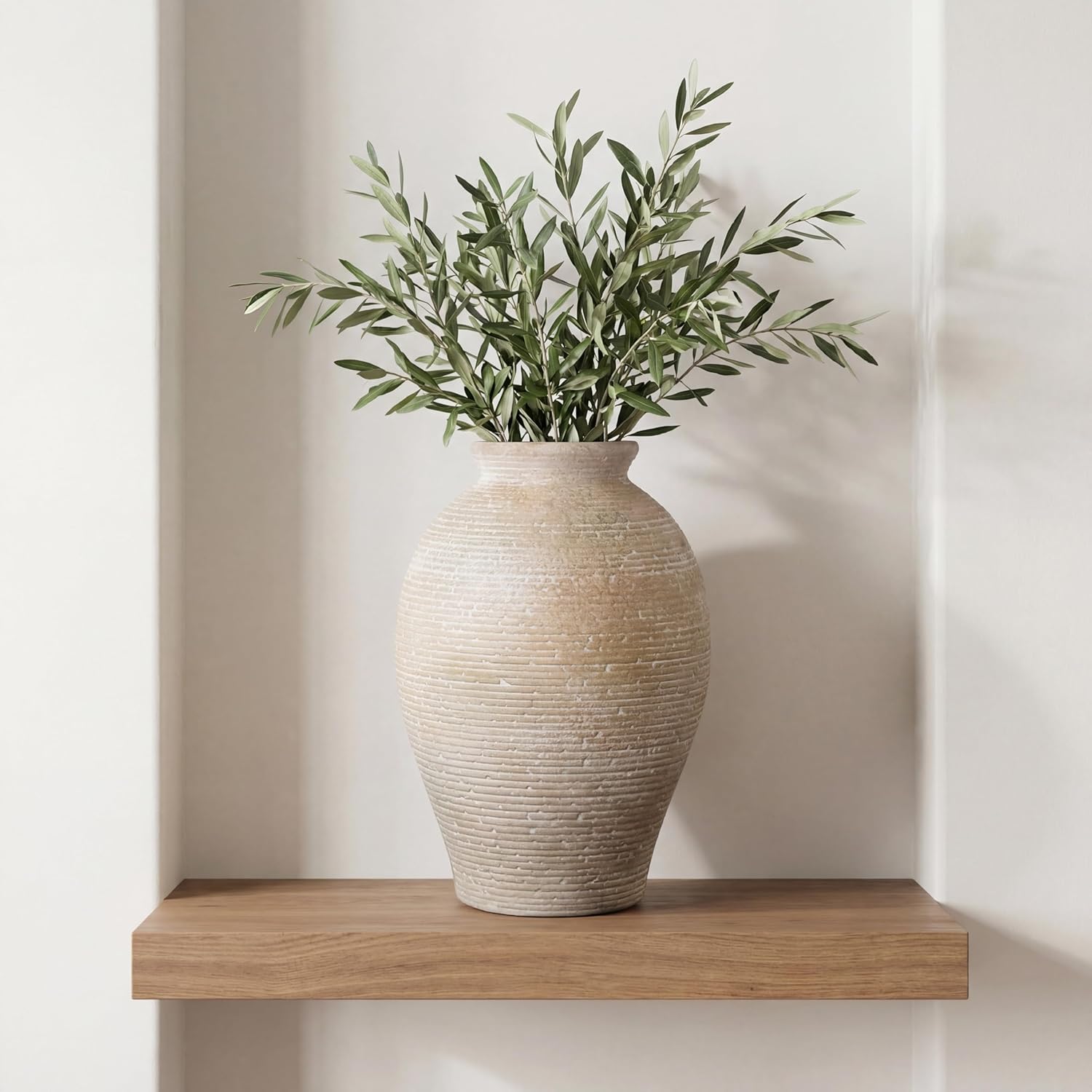 Ceramic Flower Vase / Retro and Rustic-9.3