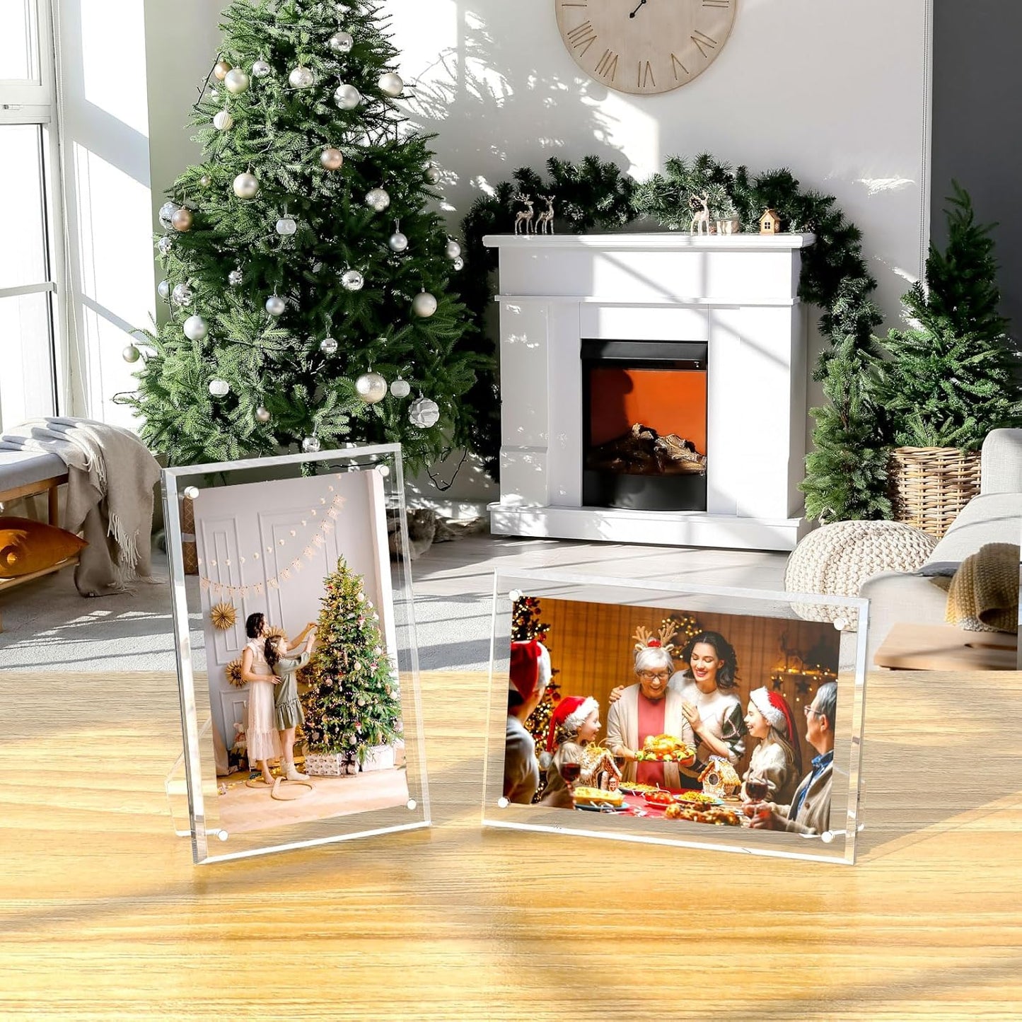 Acrylic Picture Frames / 4 x 6 / Clear / Set of 3
