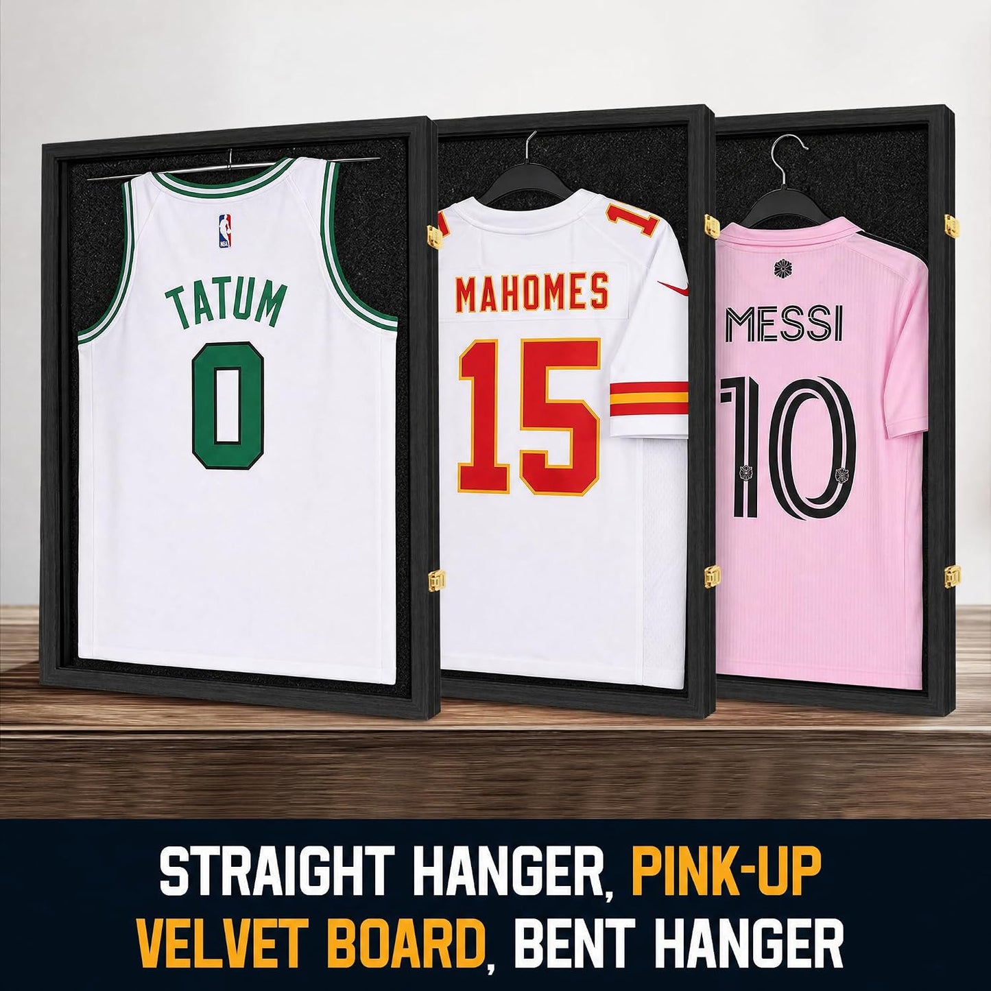 Jersey Frame Display Case ,Jersey Shadow Box with 98% UV Protective Acrylic Door for Football,Basketball,Baseball