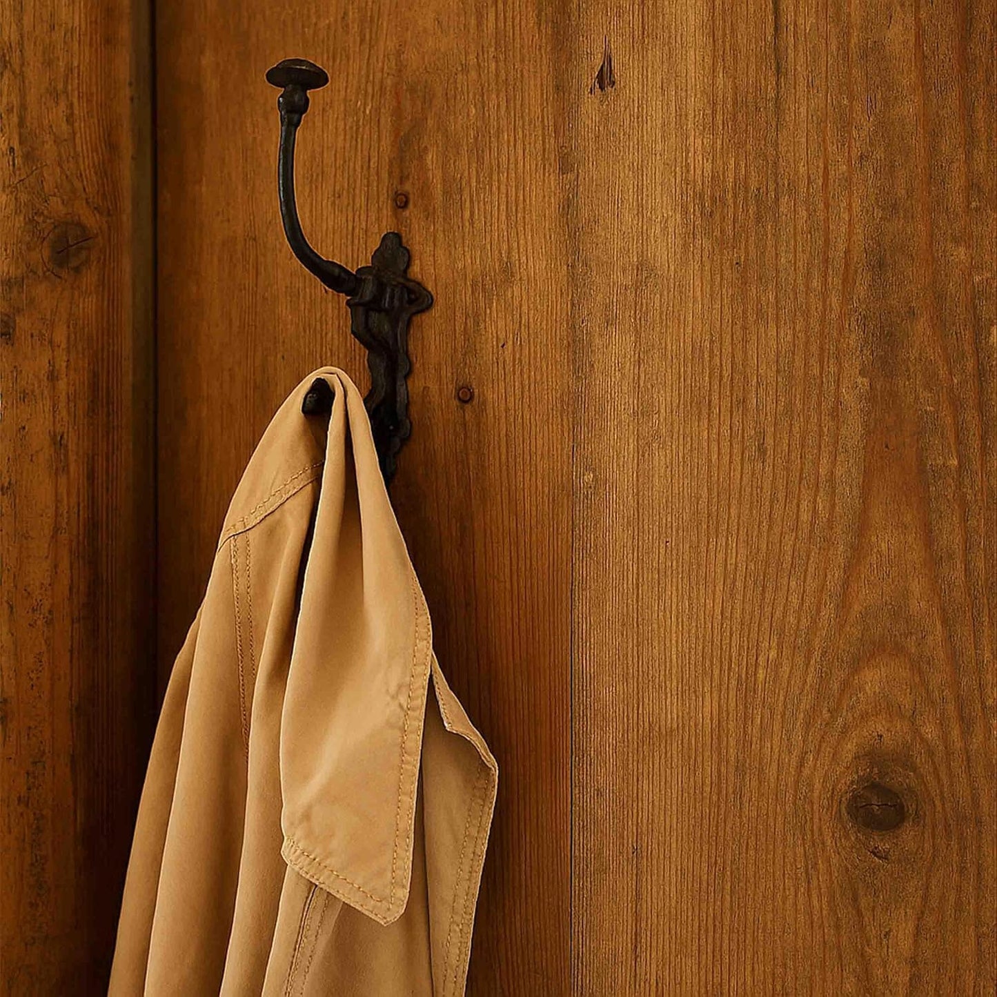 Mystic Colonial Rustic Cast Iron Wall Hooks