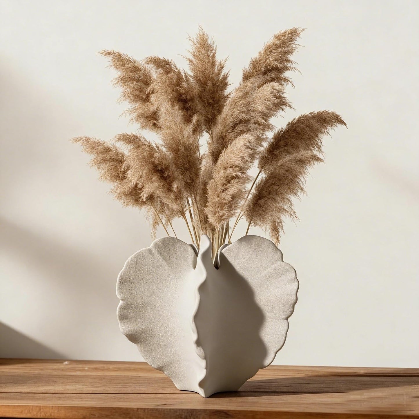 Small Ceramic Vase / Coral Vase / White / 7 Inch