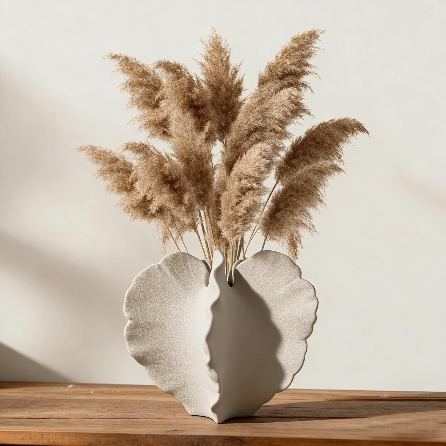 Small Ceramic Vase / Coral Vase / White / 7 Inch