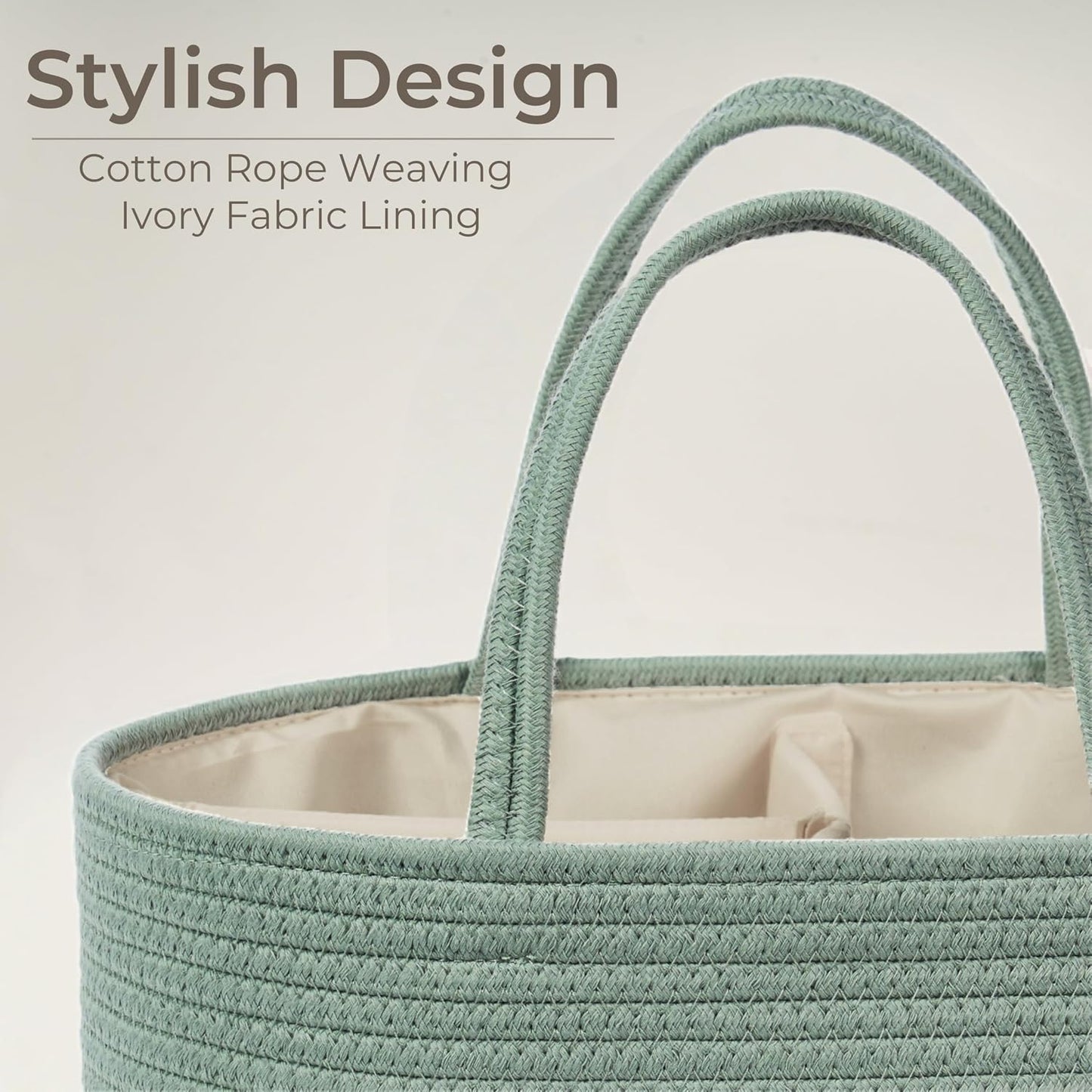 Baby Storage Basket / Sage Green / Small