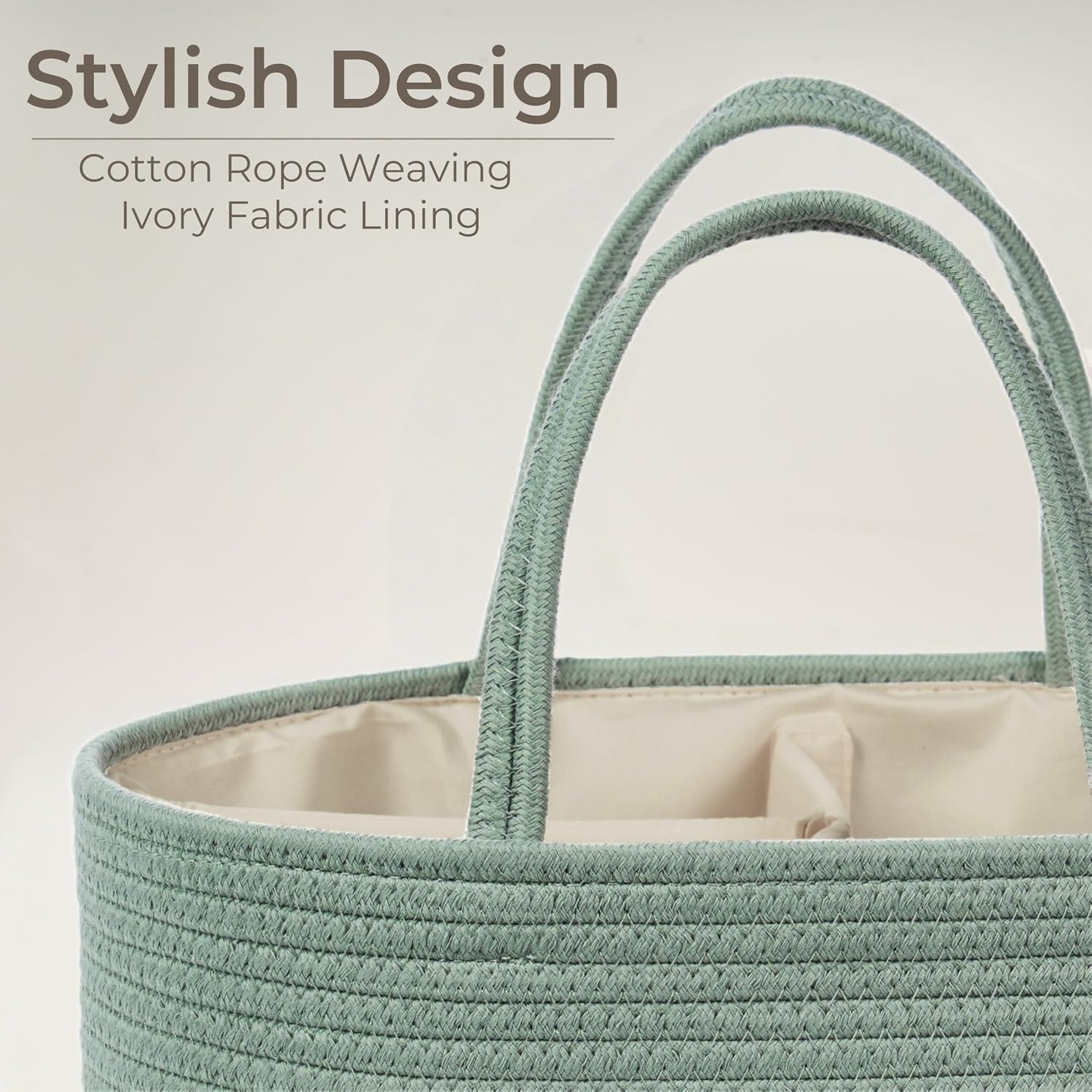 Baby Storage Basket / Sage Green / Small