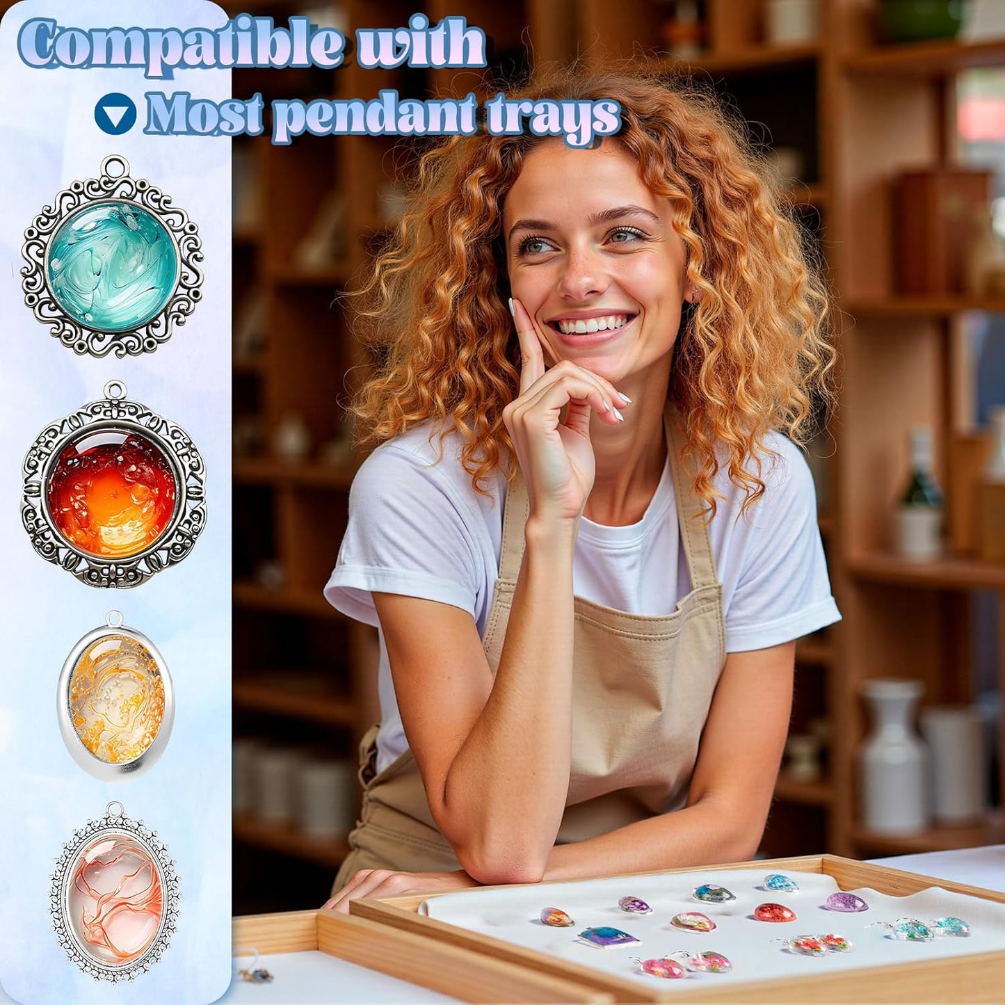 Cabochon Gems Resin Molds / Set of 16