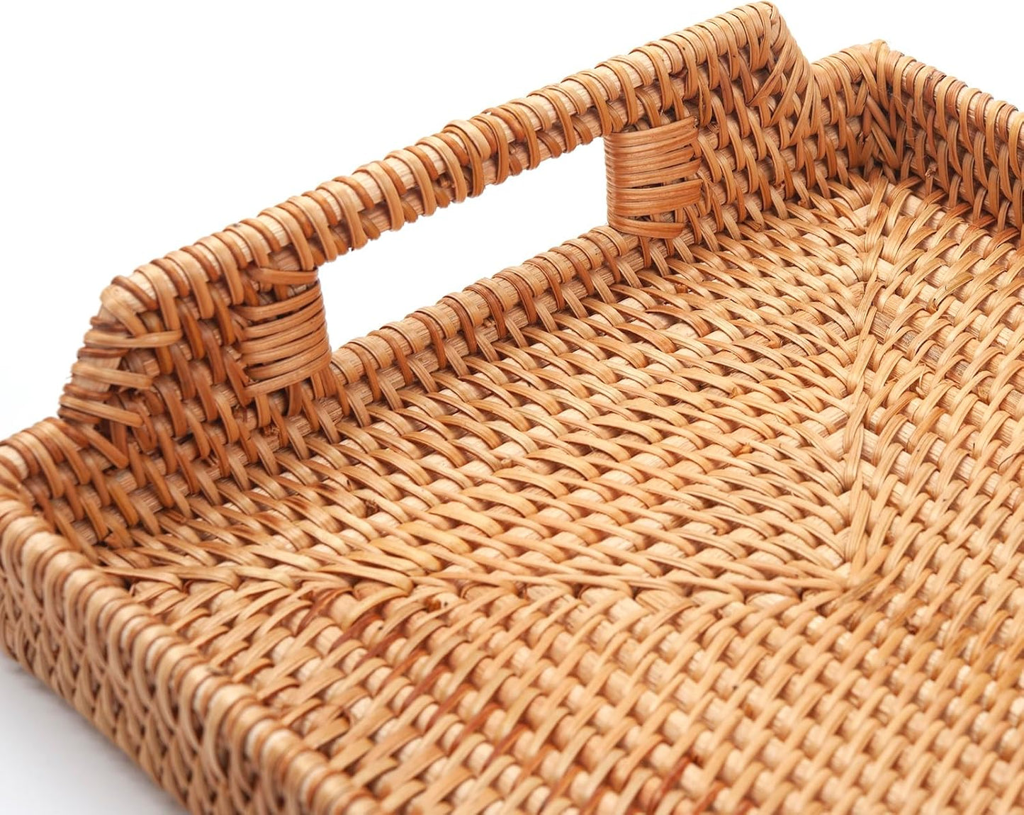 Hand Woven Tray / 14.5 x 10.2 x 1.4