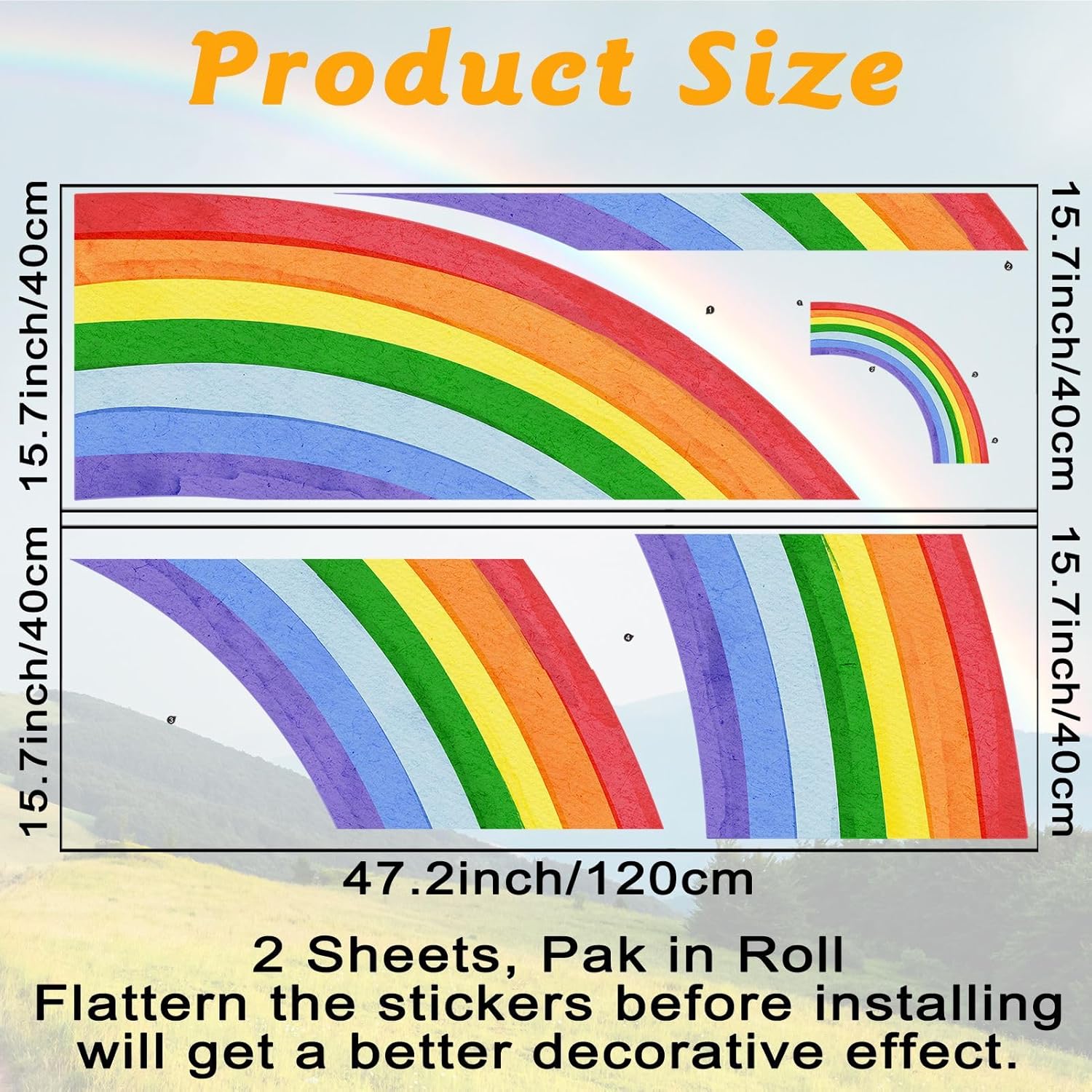 Rainbow Wall Decals / Rainbow-a