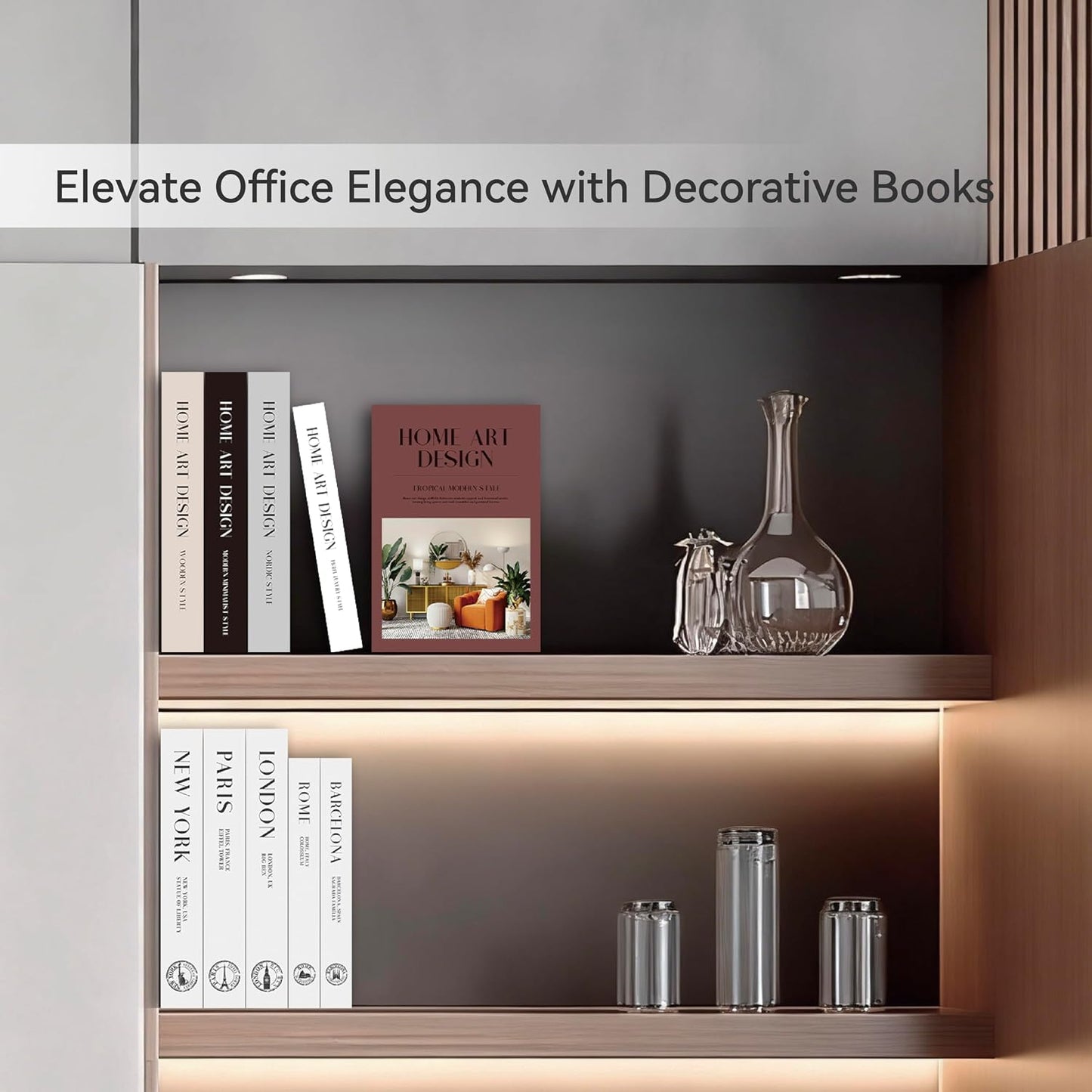 Faux Decorative Books Set / Home Style / Set of 5