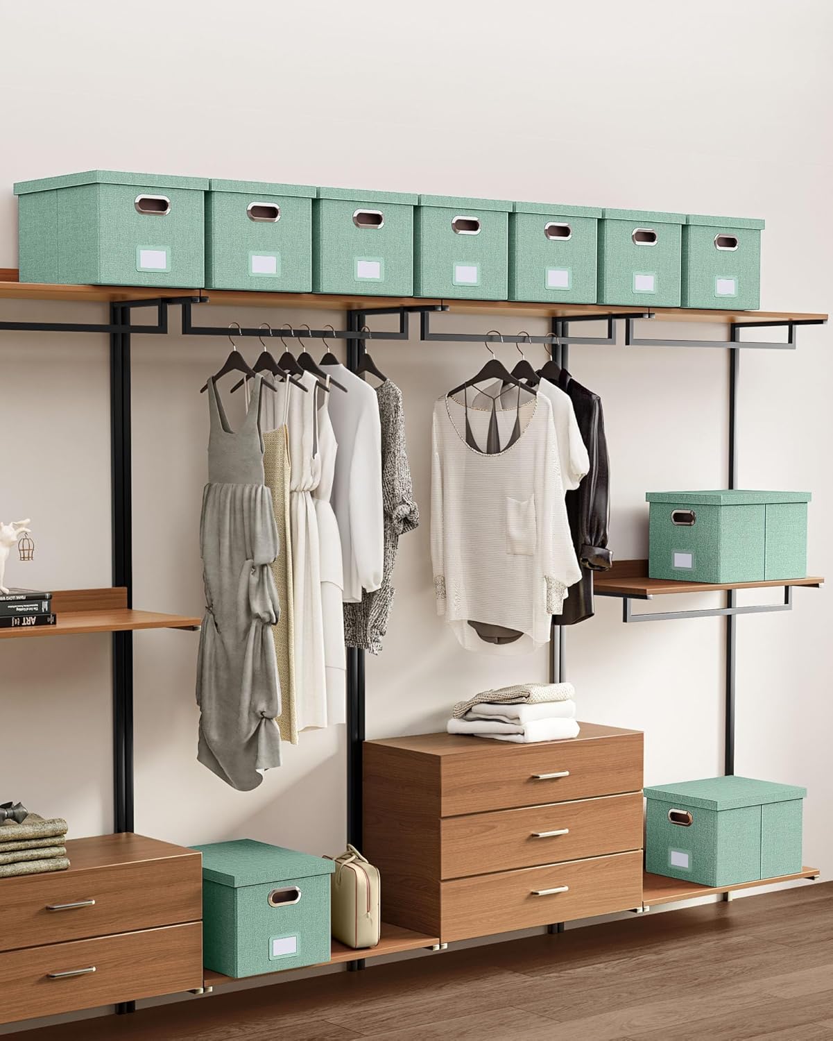 File Organizer / Portable Storage Bins / Green