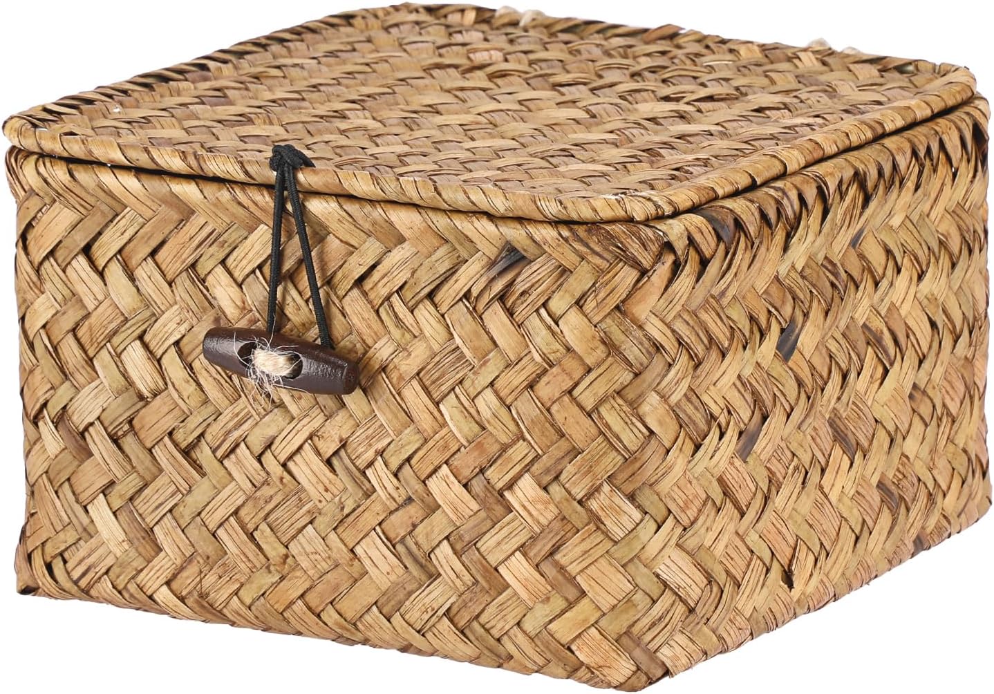 Wicker Shelf Baskets Bins / Small / Caramel