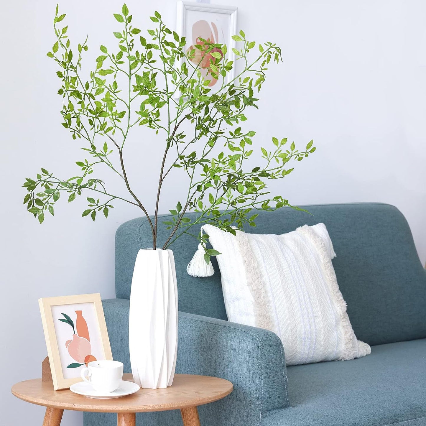 Artificial Plants Nandina Tall Plants / Green / 43.3 Inch / Set of 2