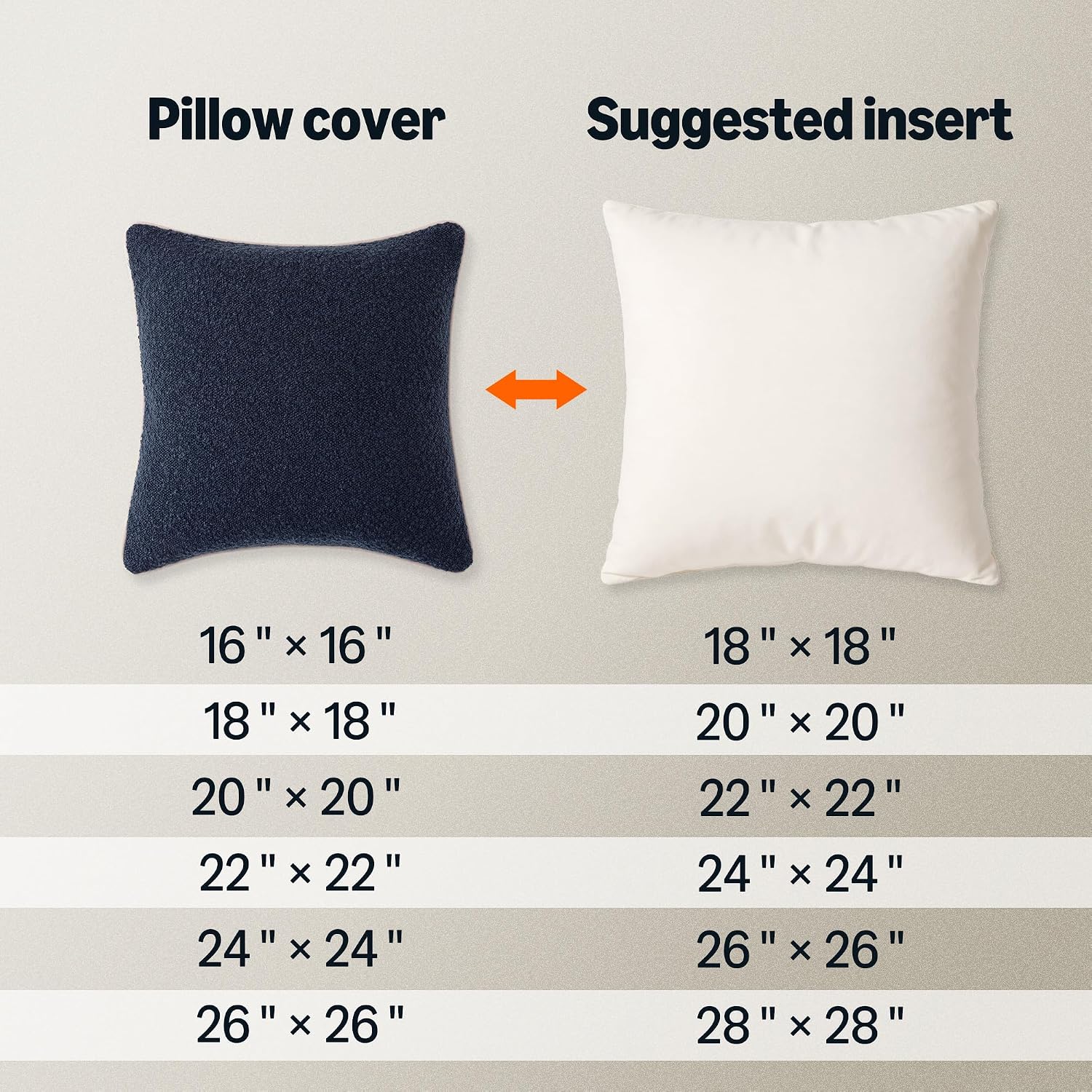 Boucle Throw Pillow Covers / Blue / 18 x 18 / Set of 2