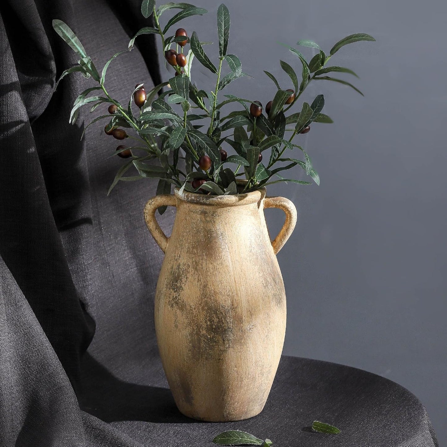 Large Ceramic Vase / 102-11.3in / 11.3 Inch