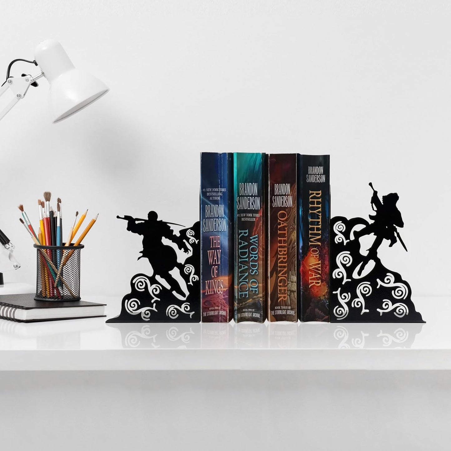 Sturdy Metal Bookends / Fantasy Bookends