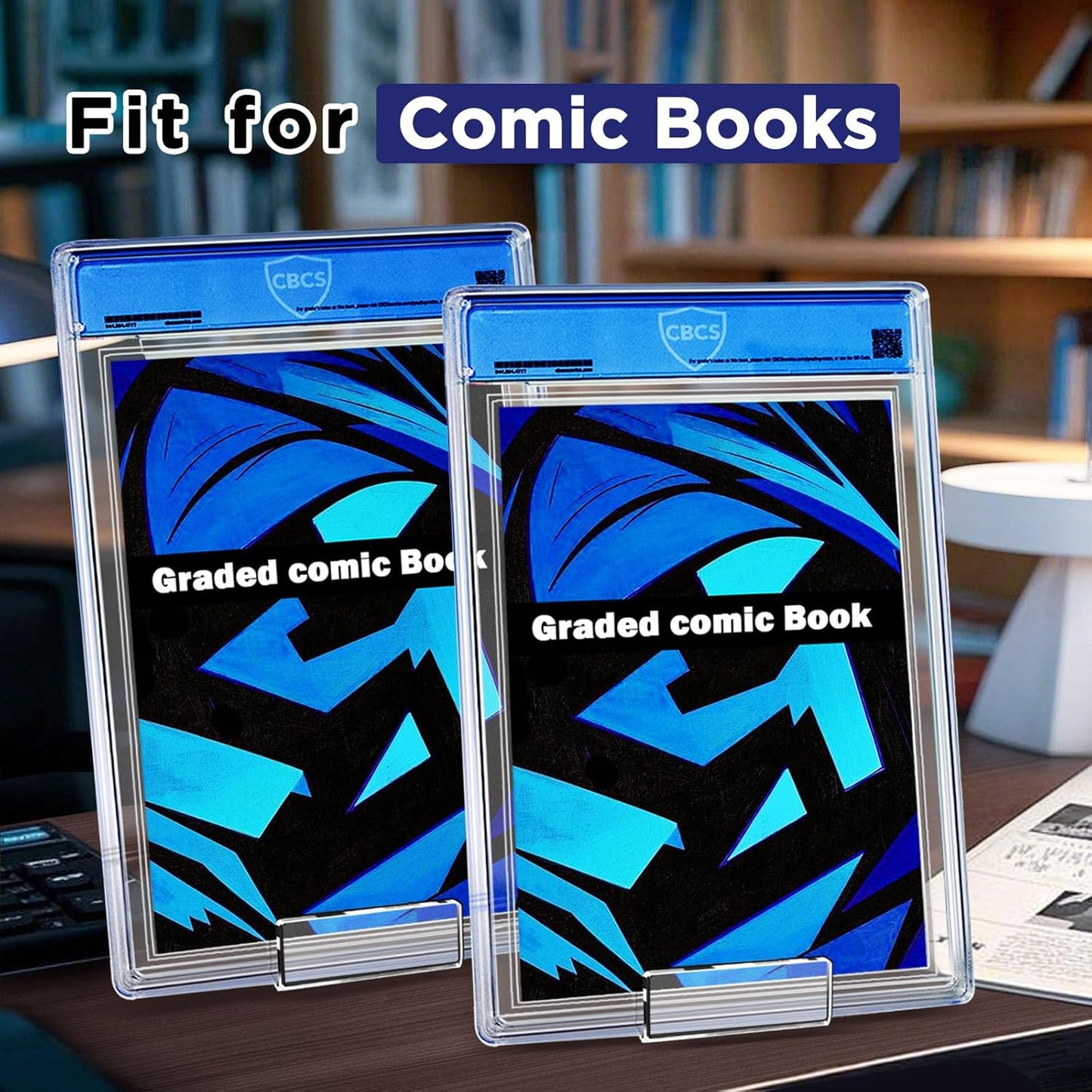 Acrylic Comic Book Display Shelves / Clear / Set of 6
