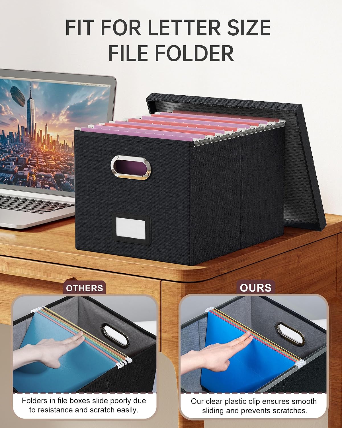 File Organizer / Hanging File Organizer / Black