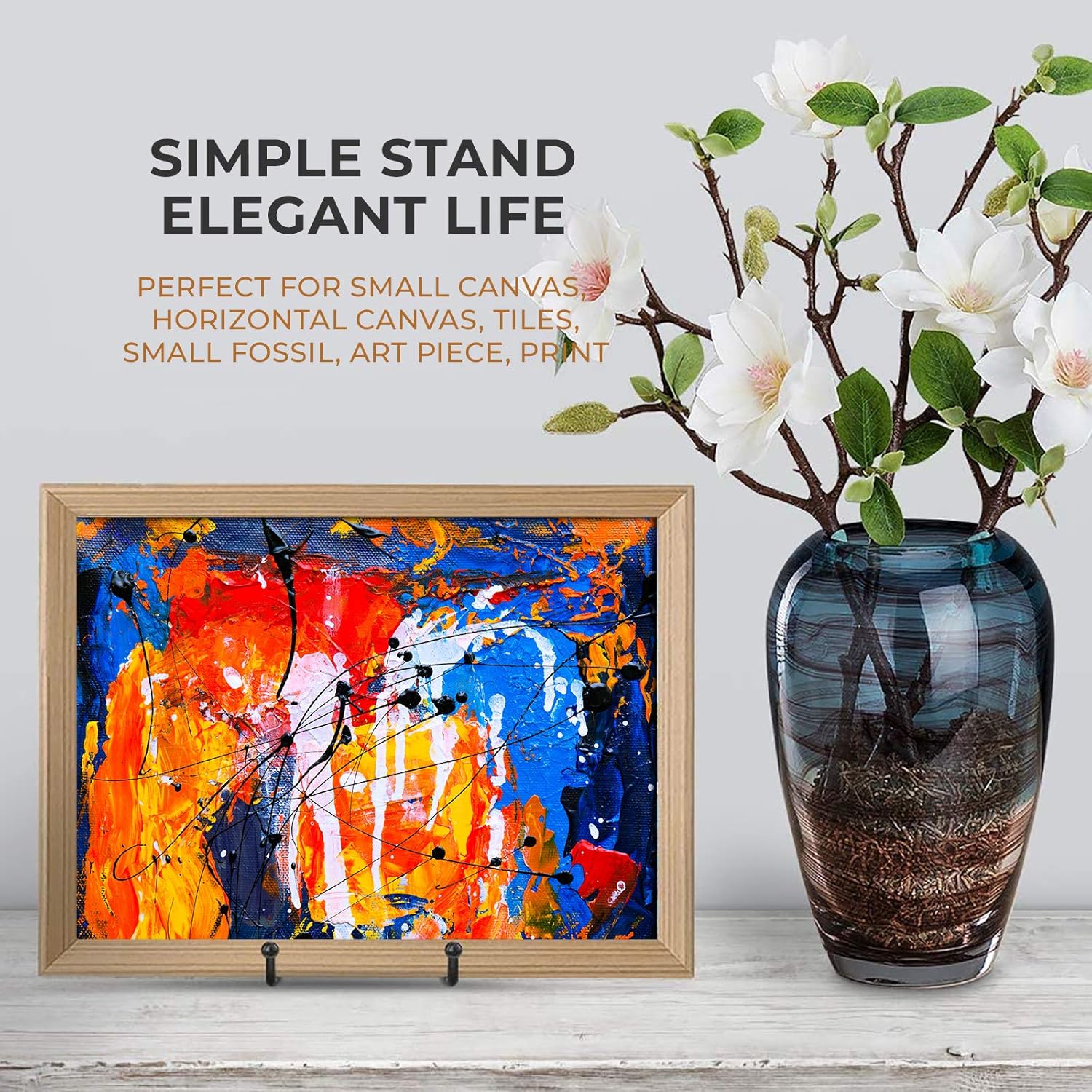 Book / Plate Stands for Display / 4.5 Inch / Set of 3