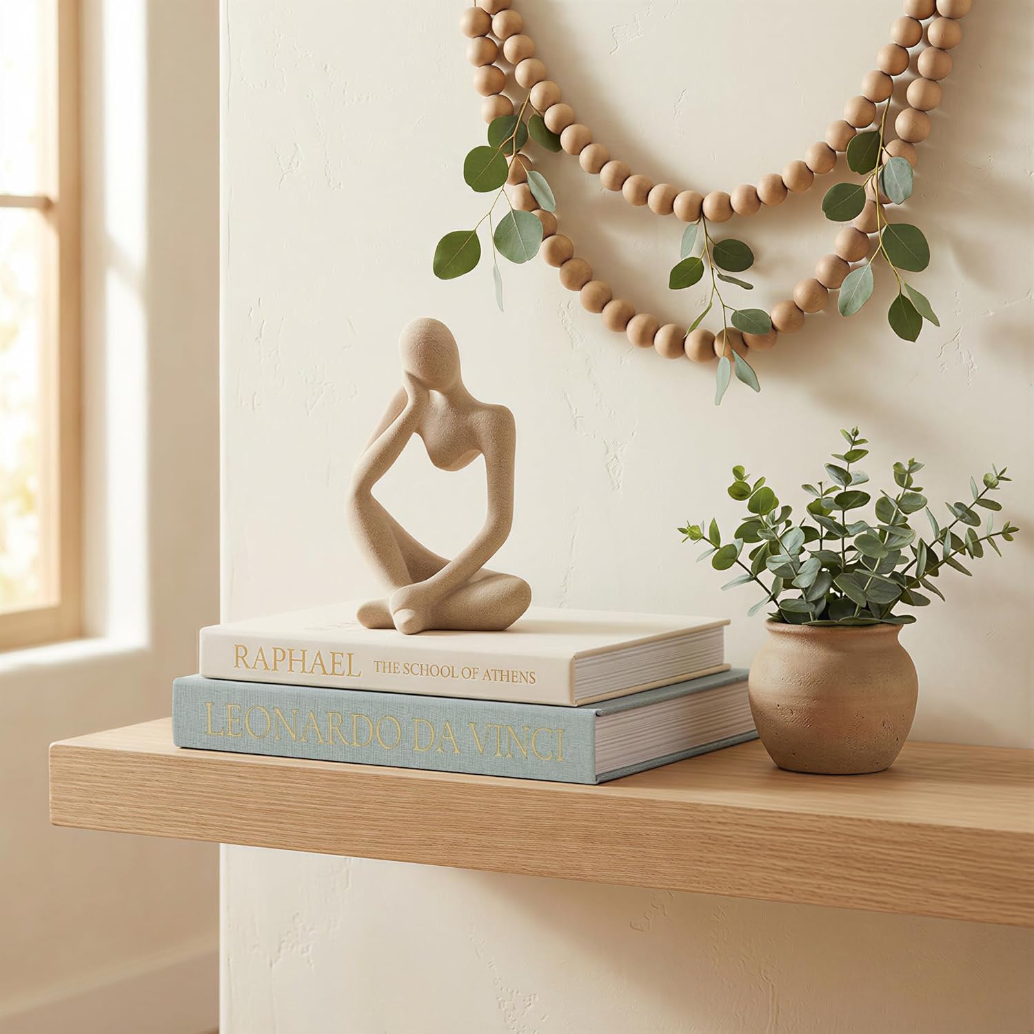 Linen Fake Book Storage Box / Beige-gray
