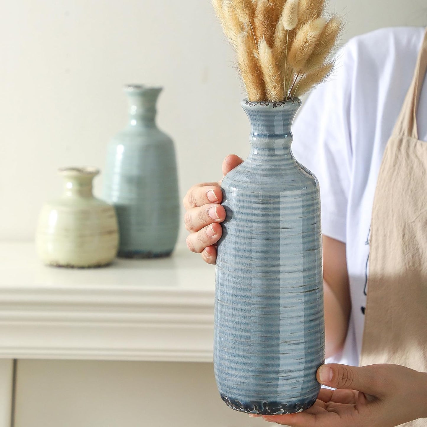 Ceramic Vase / 011 Vase Set - Multicolor / Set of 3