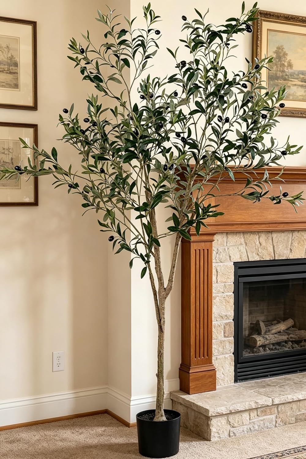 Faux Silk Plant Fake Trees / 6ft / 6 Inch