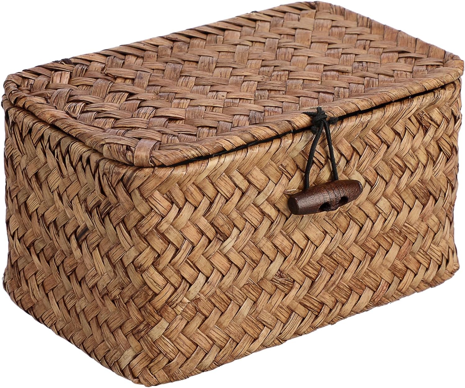 Handwoven Wicker Storage Basket Small Seagrass Box