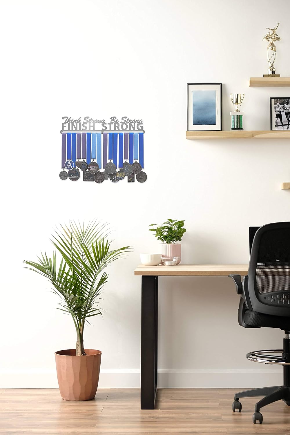 Allied Medal Hangers - Think Strong, Be Strong, Finish Strong - Multiple Variations Offered - Medal Award Holder