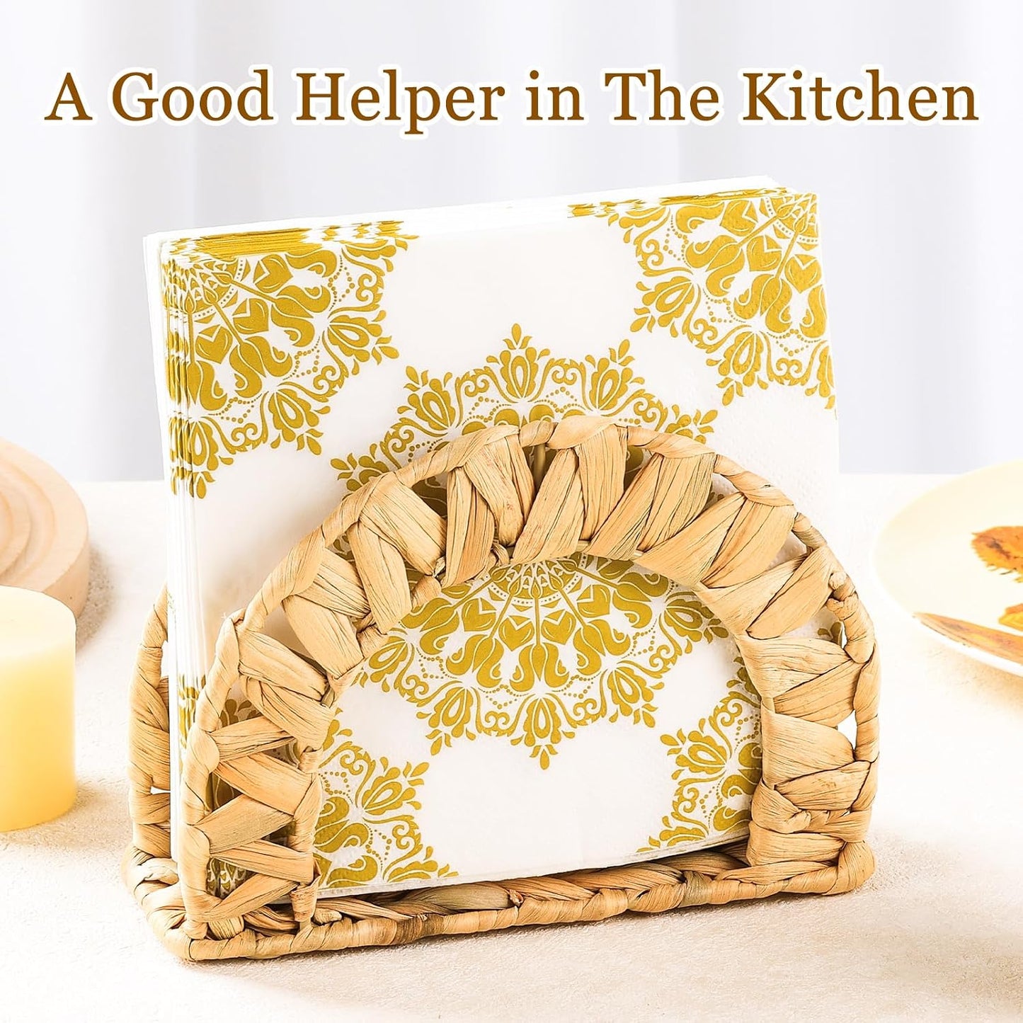 Rattan Napkin Holder / Set of 2